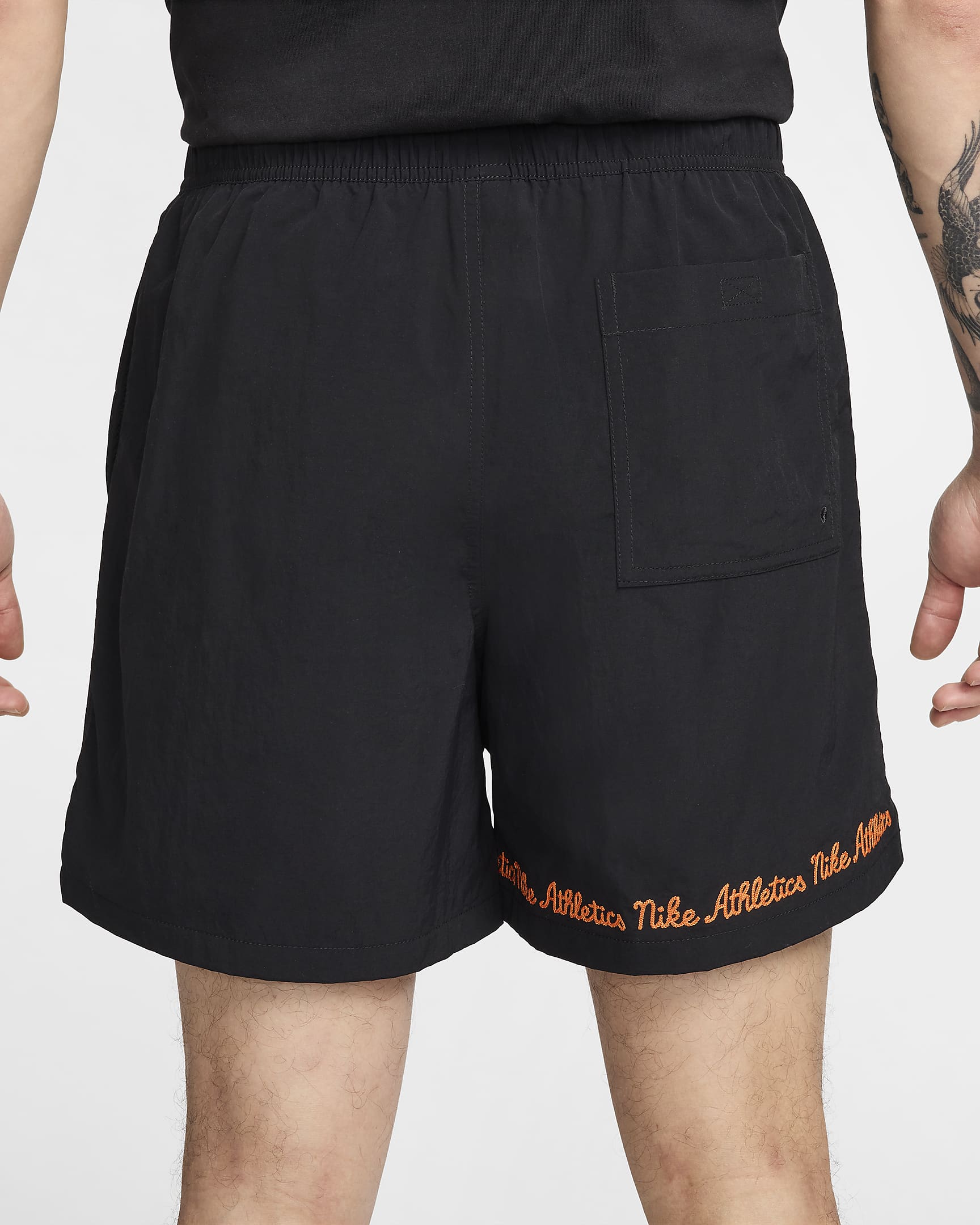 Nike Club Fleece Men's Flow Shorts - Black/White