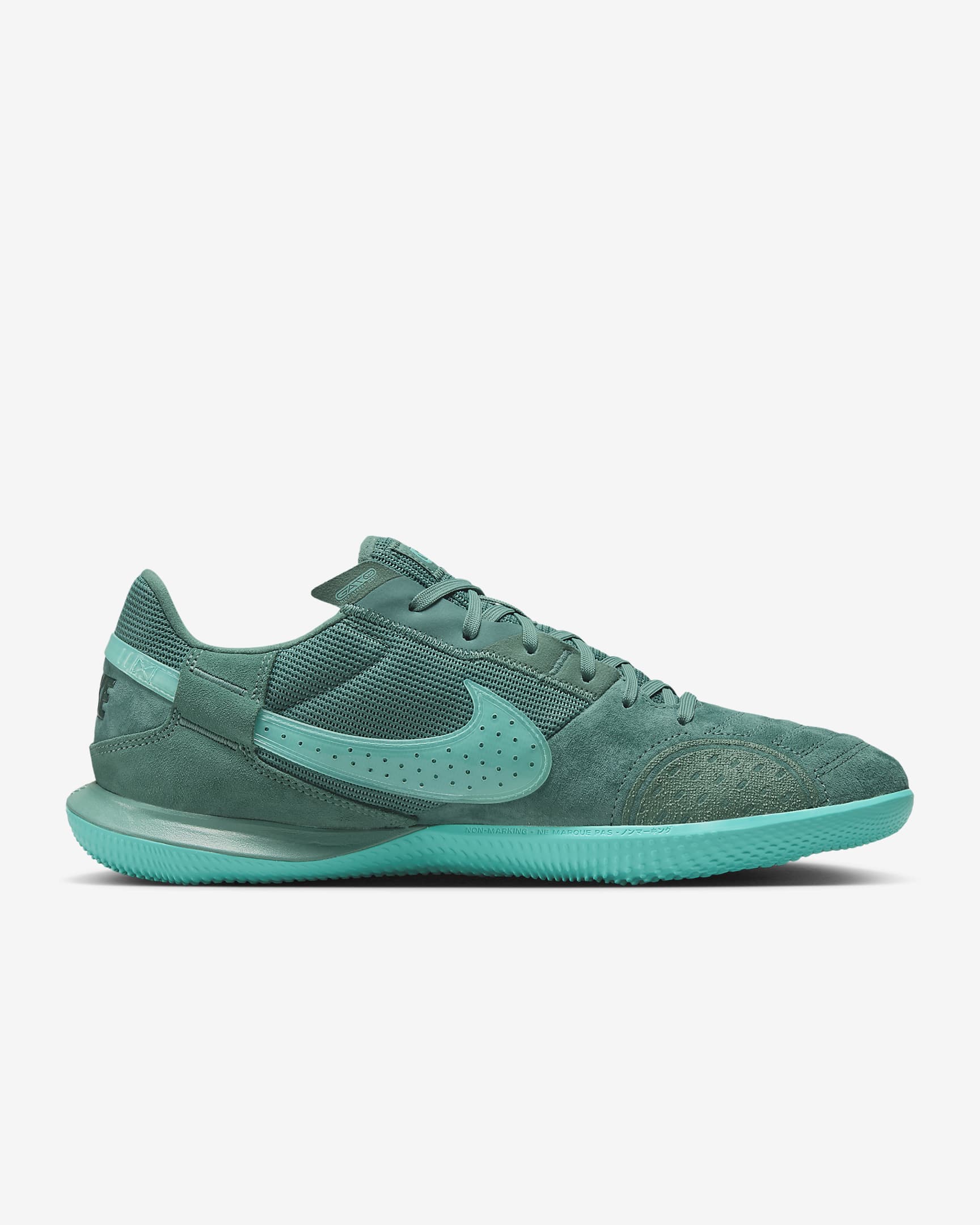 Nike Streetgato Low-Top-Fußballschuh - Deep Jungle/Green Frost