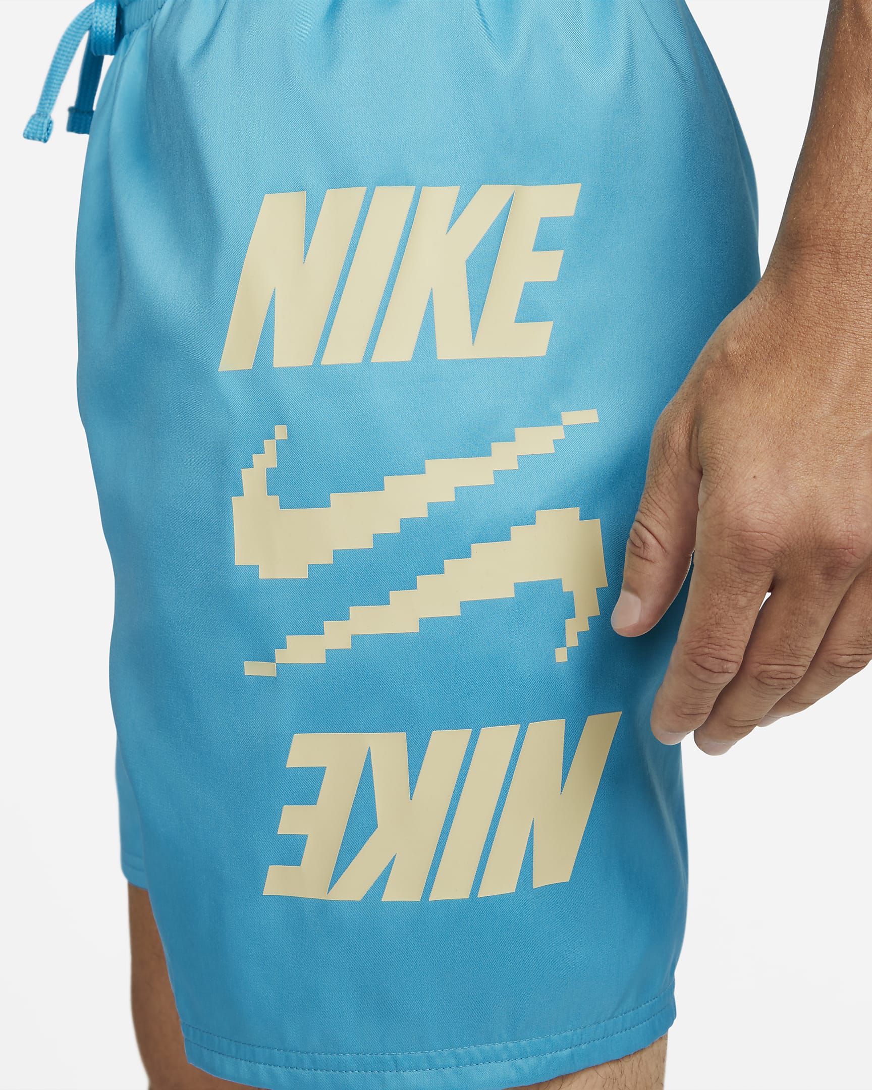 Nike Men's 7" Volley Shorts - Blue Lightning