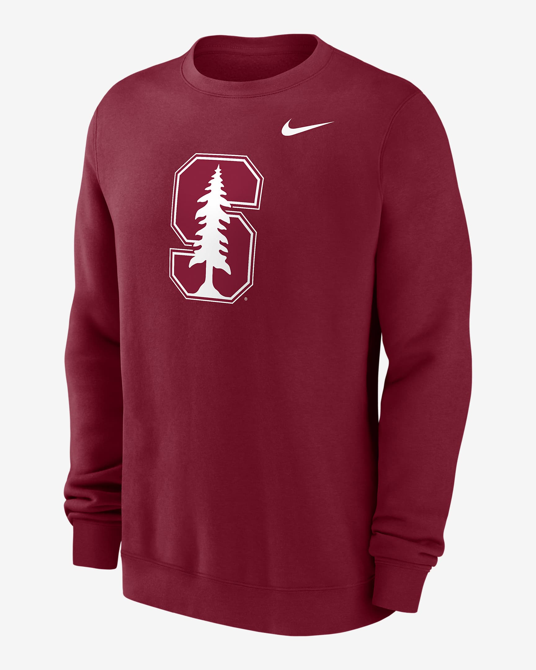 Sudadera de cuello redondo sin cierre universitaria Nike para hombre Stanford Cardinal Primetime Logo - Carmesí team