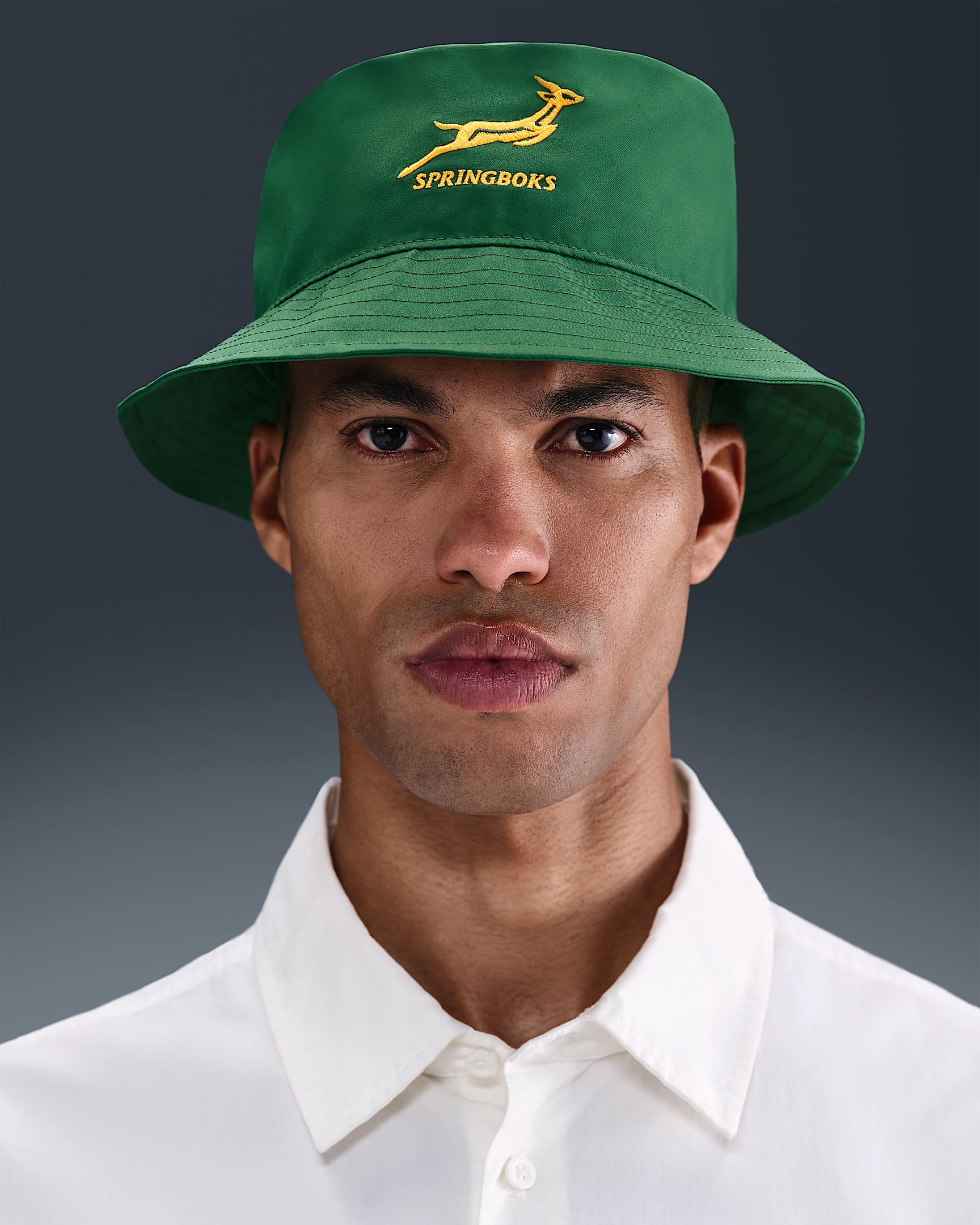 Unisex bucket καπέλο ράγκμπι Springboks Nike - Gorge Green/University Gold/University Gold