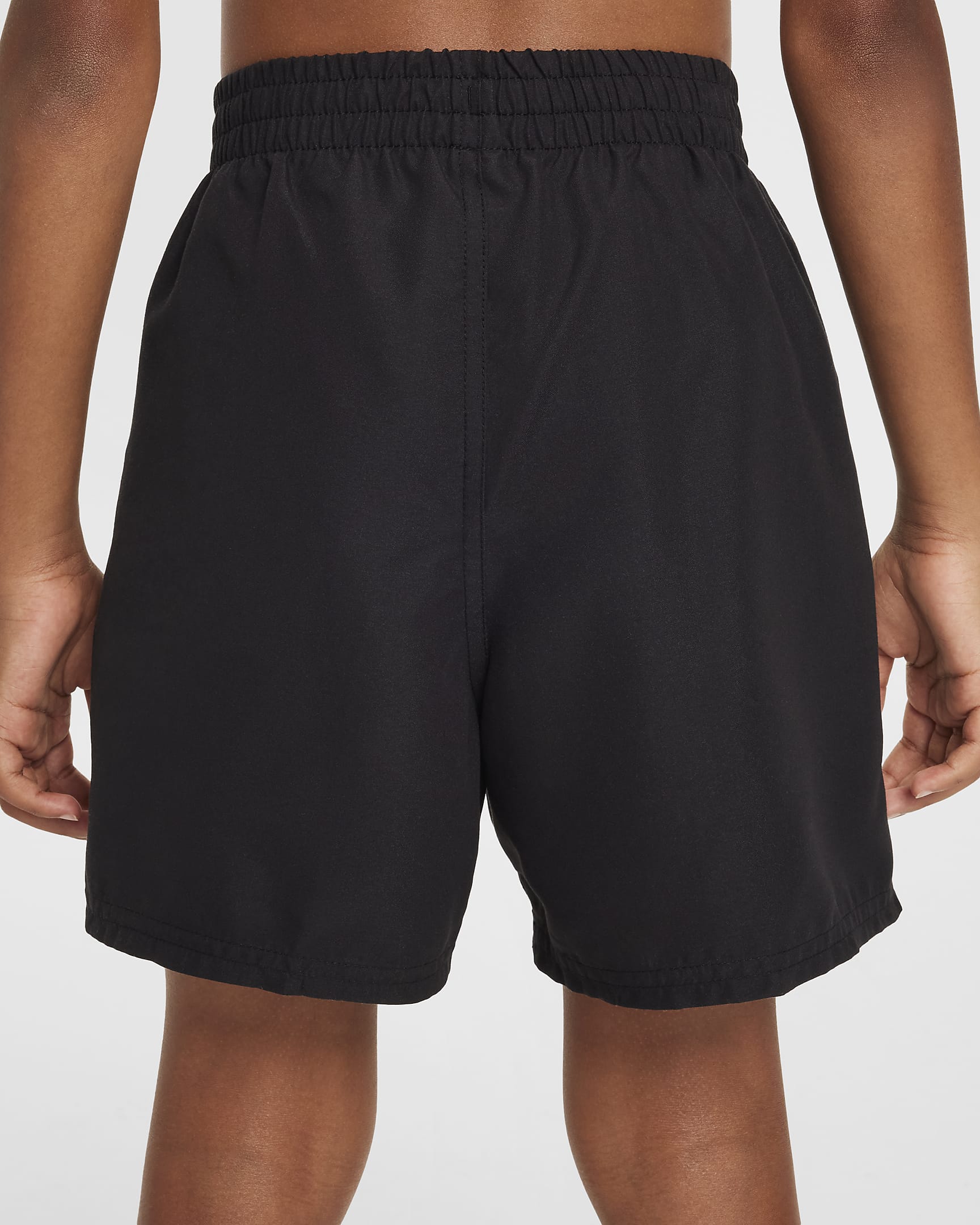 Shorts de vóleibol de 10 cm para niño talla grande Nike Essential Lap - Negro