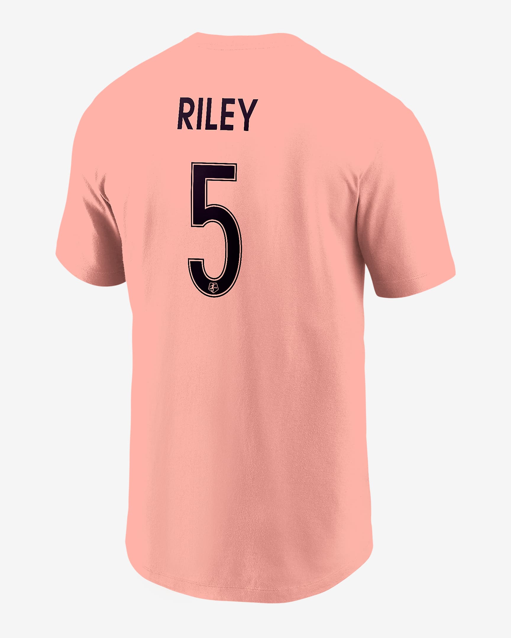 Playera Nike de la NWSL para hombre Ali Riley Angel City FC - Coral desteñido