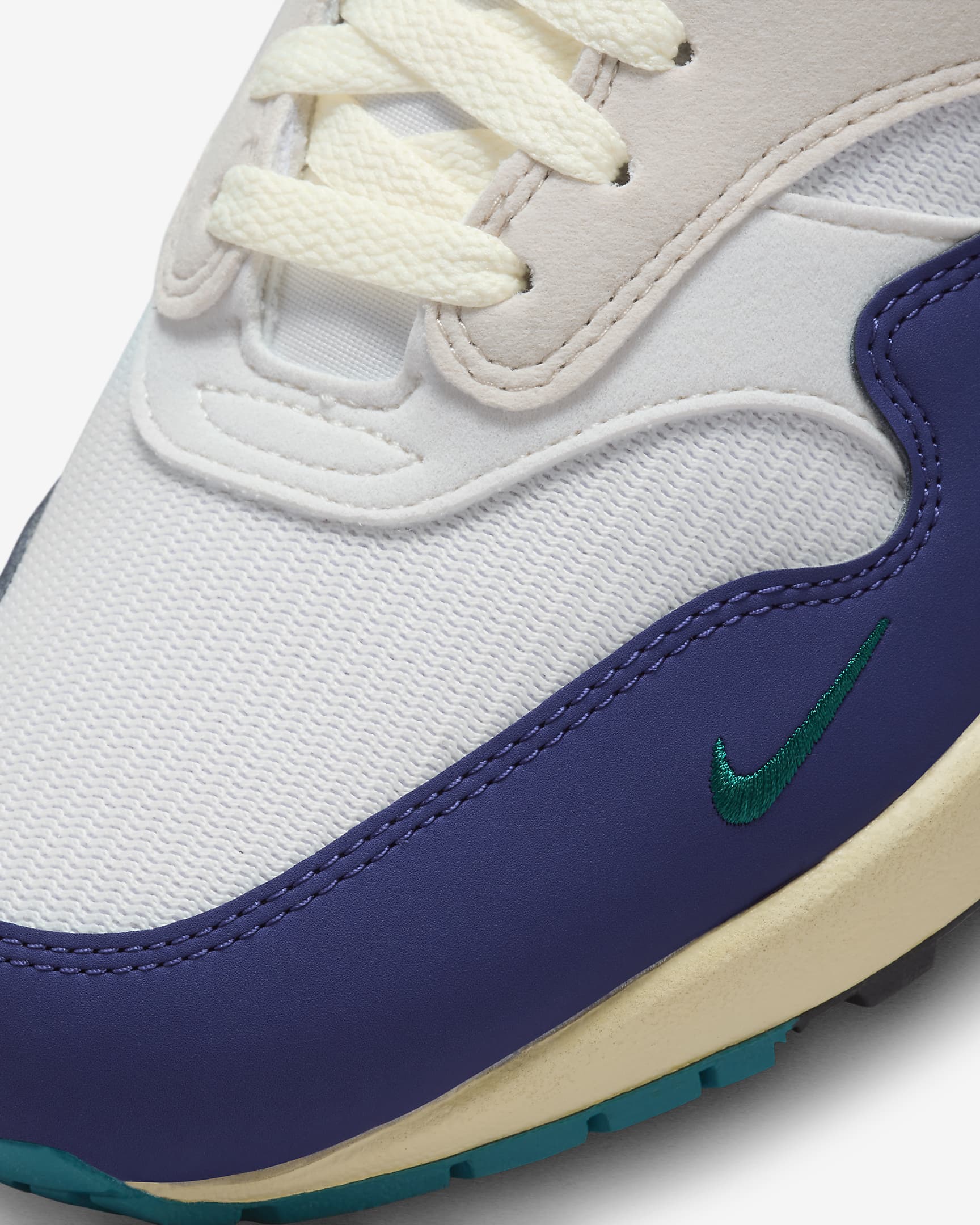 Nike Air Max 1-sko til mænd - Sail/Light Orewood Brown/Phantom/Deep Royal Blue