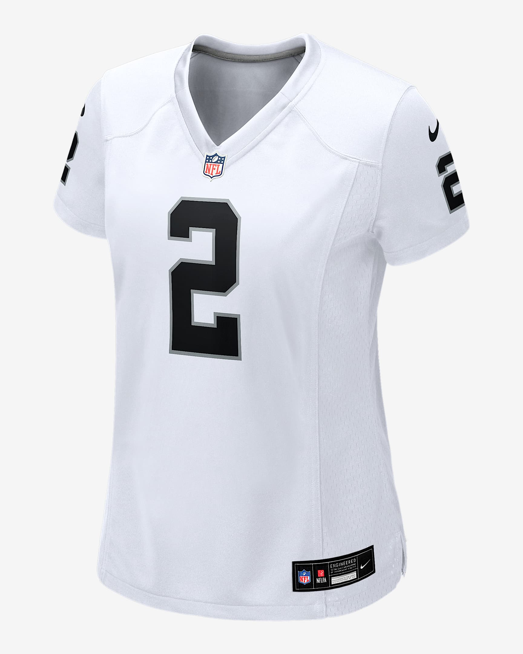 Ashton Jeanty Las Vegas Raiders 2025 NFL Draft First Round Pick Women’s Nike NFL Game Jersey - White