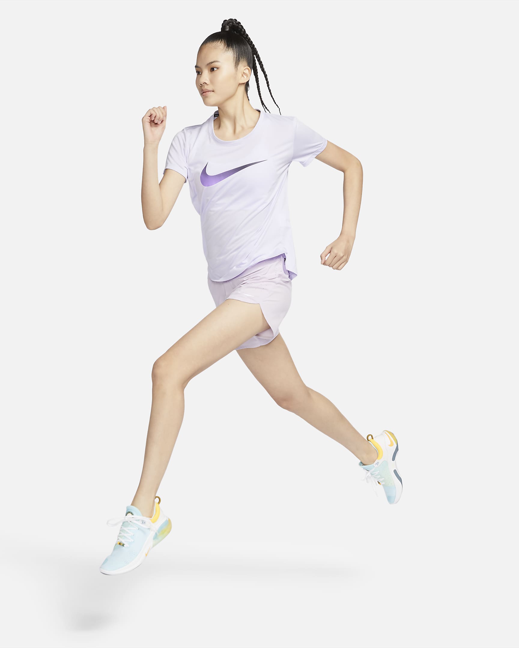 Nike Dri-FIT One Women's Short-Sleeve Running Top - Oxygen Purple