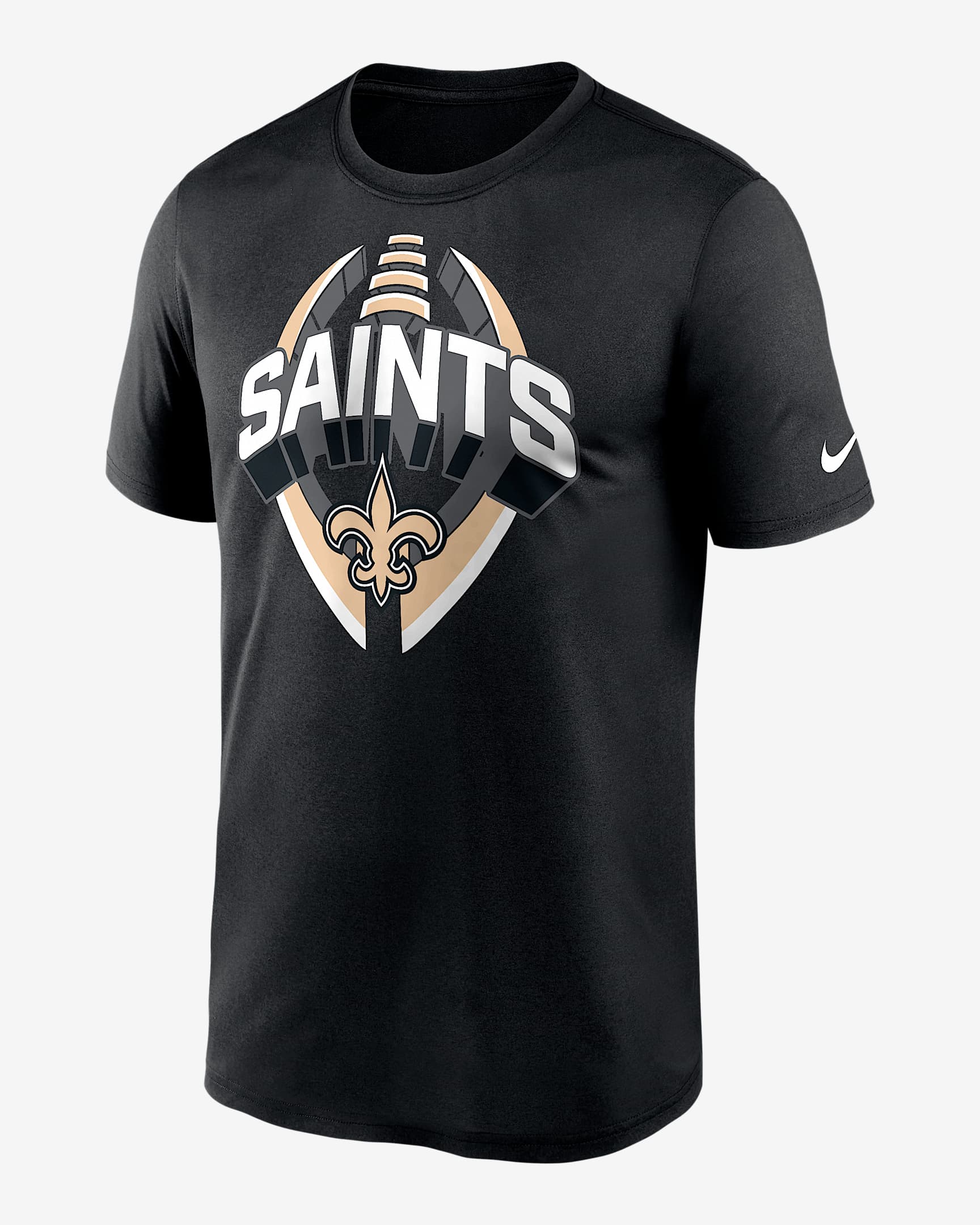 New Orleans Saints Legend Icon Men’s Nike Dri-FIT NFL T-Shirt - Black