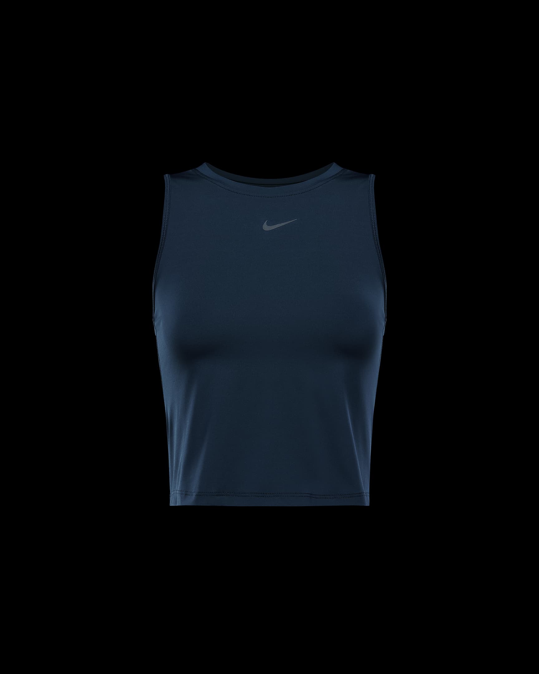 Nike One Classic Women's Dri-FIT Cropped Tank Top - Armoury Navy/Black