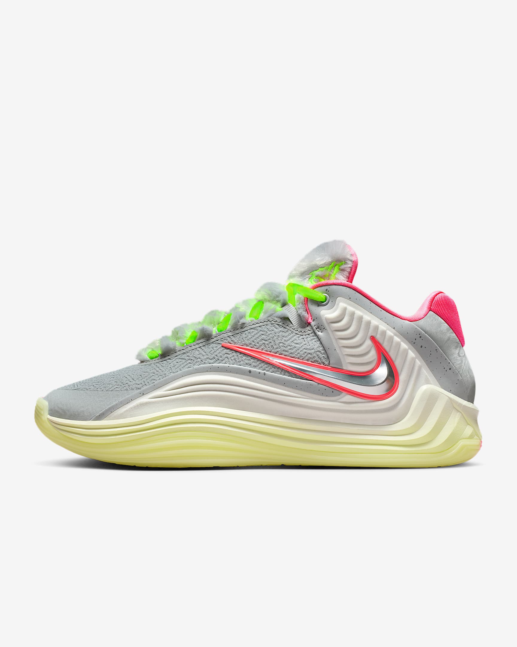 Giannis Freak 7 "Shapeshift" Basketball Shoes - Wolf Grey/Smoke Grey/Digital Pink/Metallic Silver