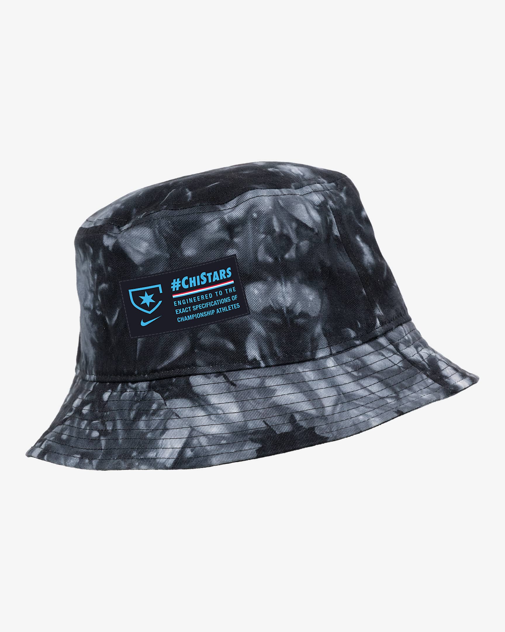 Chicago Red Stars Nike NWSL Tie-Dye Bucket Hat - Black