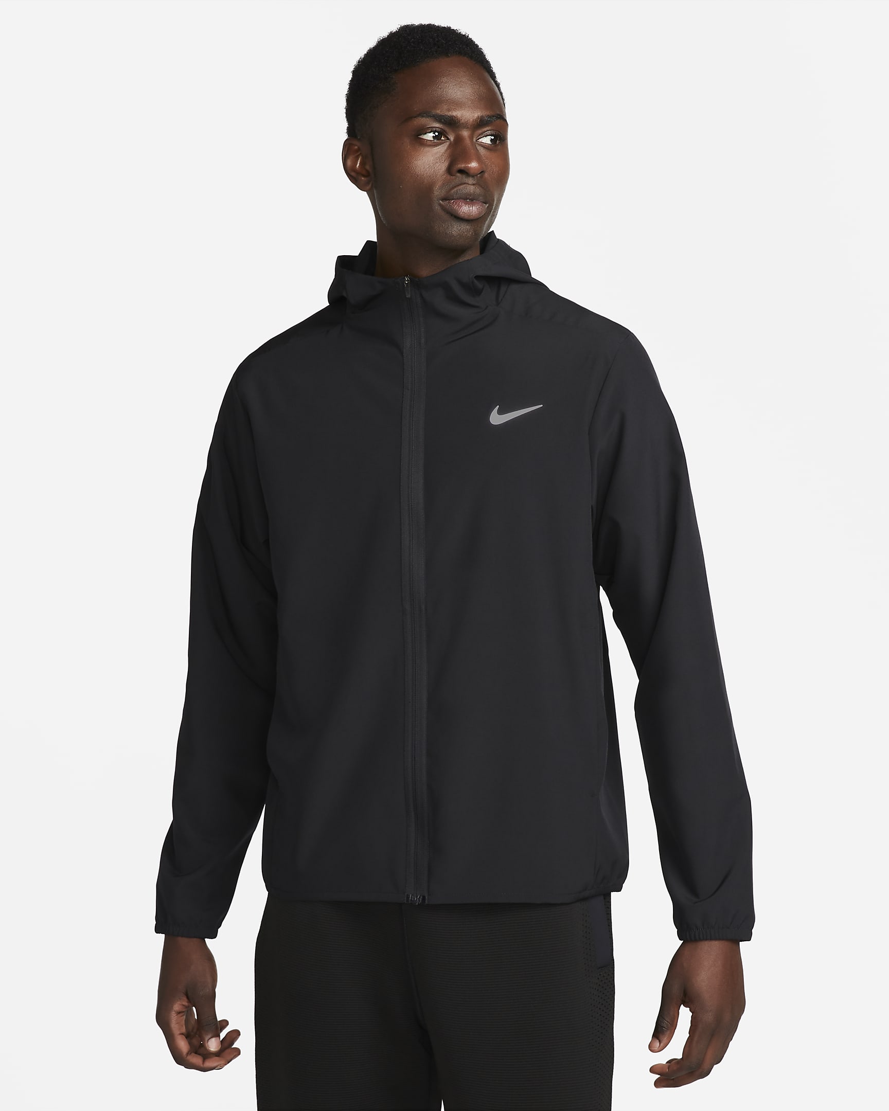 Veste à capuche Dri-FIT Nike Form pour homme - Noir