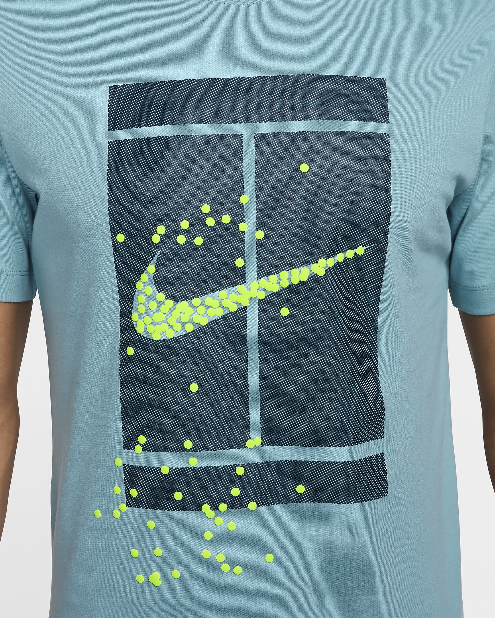 Playera de tenis para hombre NikeCourt - Denim turquesa