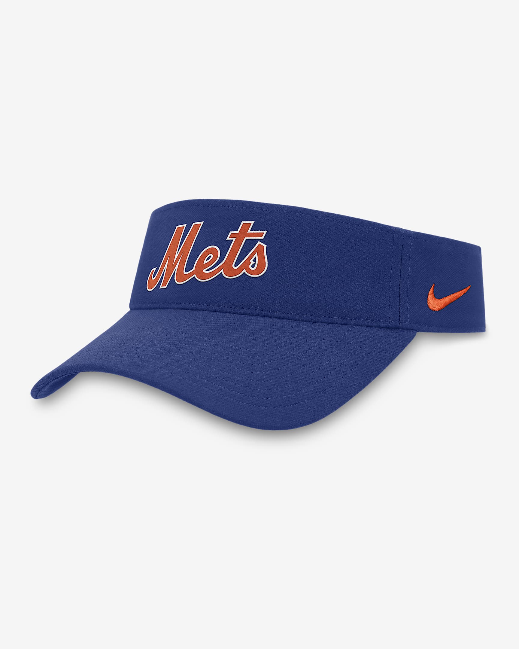 New York Mets Wordmark Men's Nike DriFIT MLB Visor.
