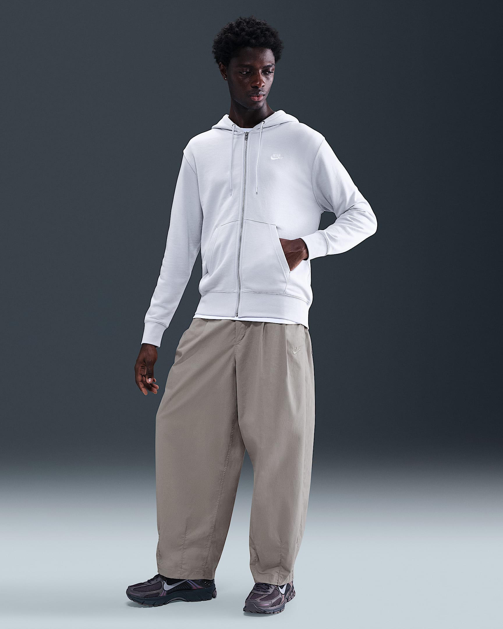 Nike Club Men's Balloon Pants - College Grey/College Grey