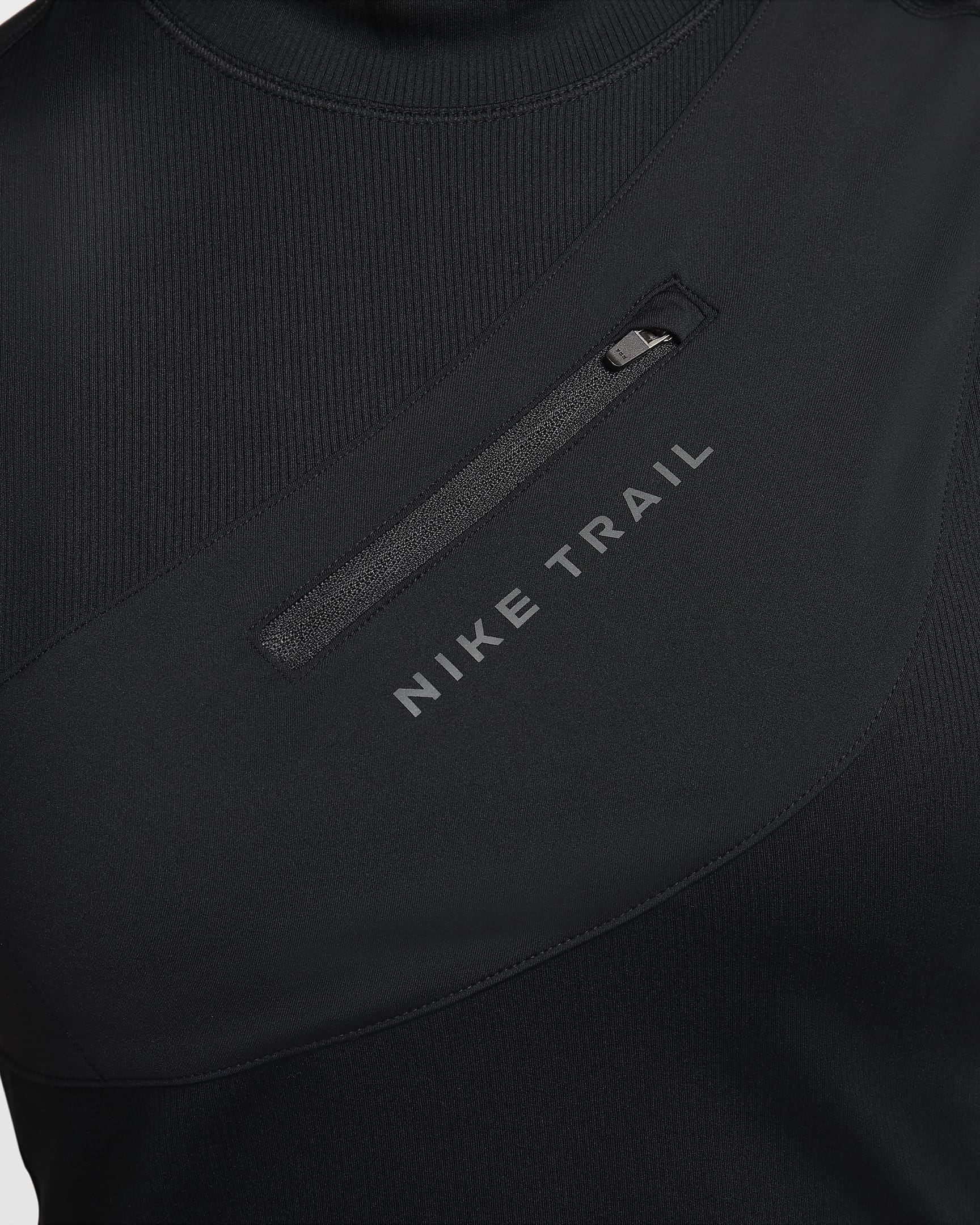 Débardeur de running à poche Dri-FIT Nike Trail pour femme - Noir/Anthracite