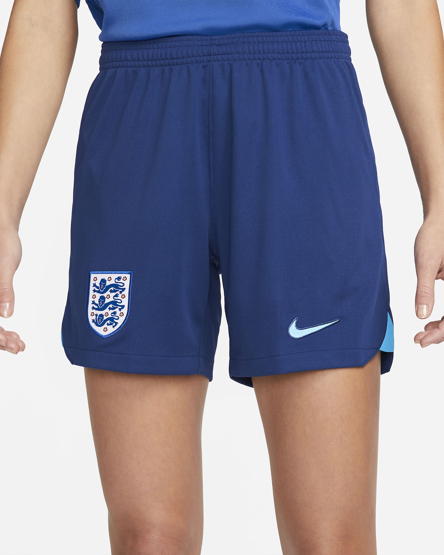 England 2022/23 Stadium Home Women's Nike DriFIT Football Shorts. Nike HR