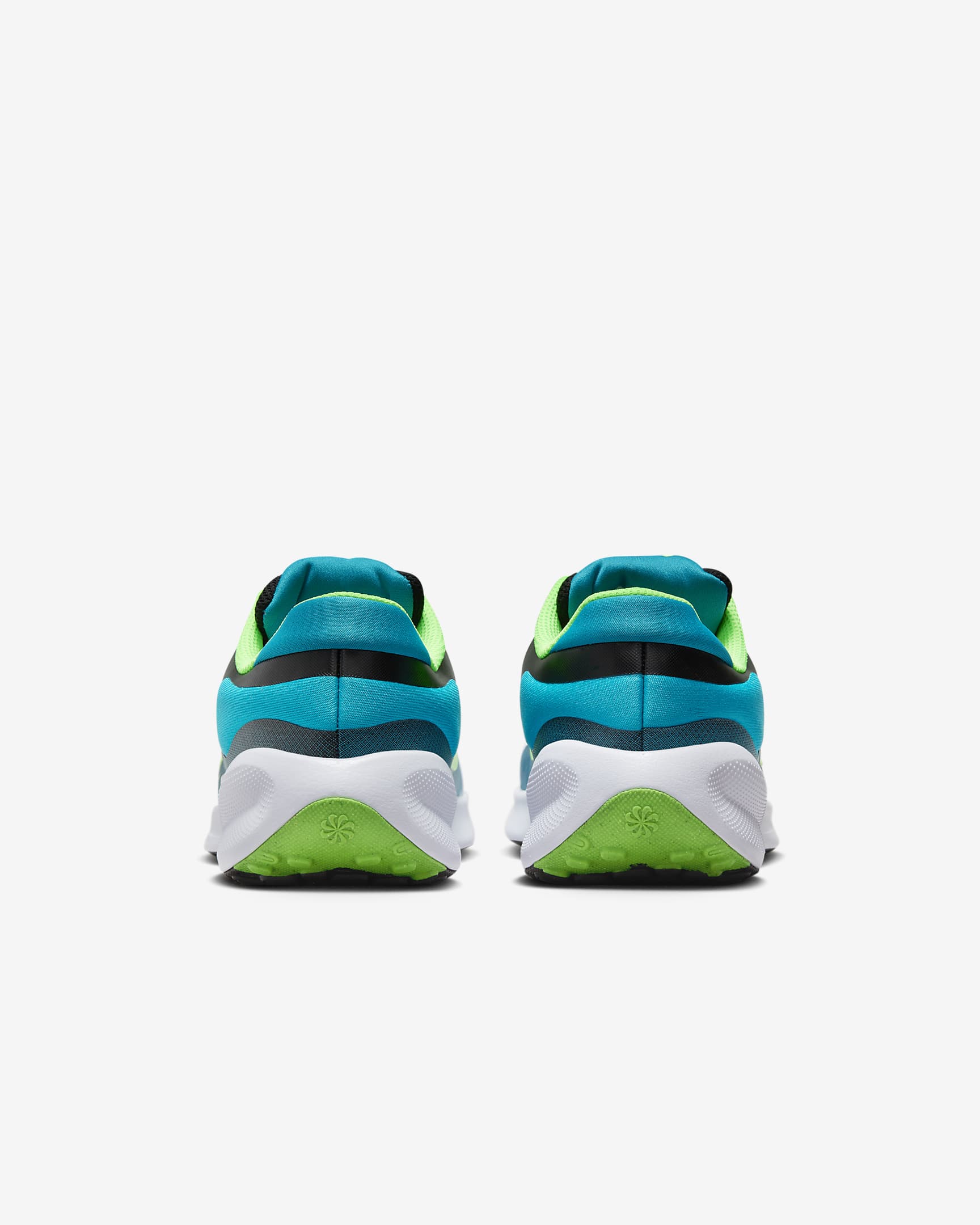 Löparsko Nike Revolution 7 för ungdom - Svart/Football Grey/Aquamarine/Green Strike