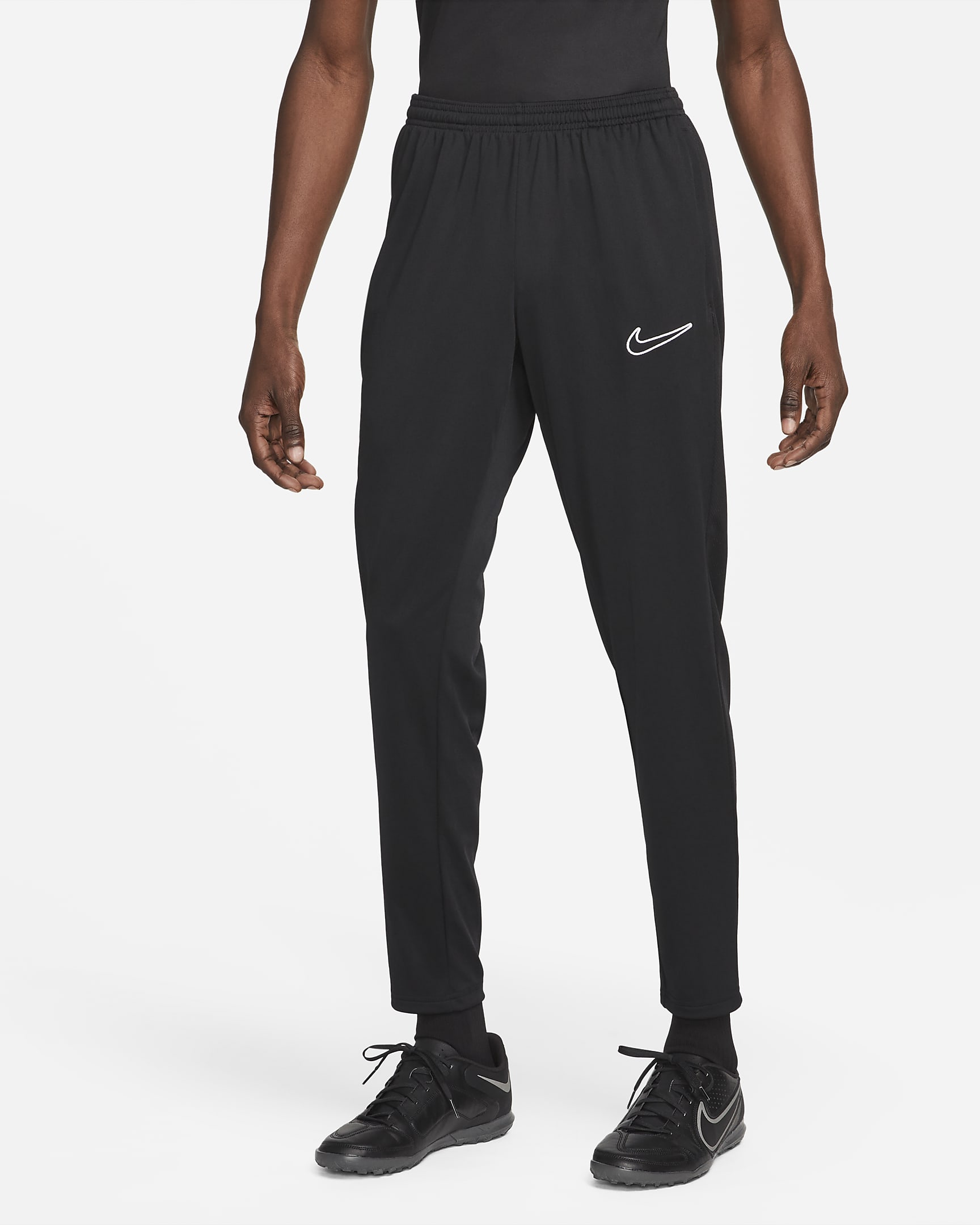 Pants de fútbol Dri-FIT para hombre Nike Dri-FIT Academy - Negro/Negro/Negro/Blanco