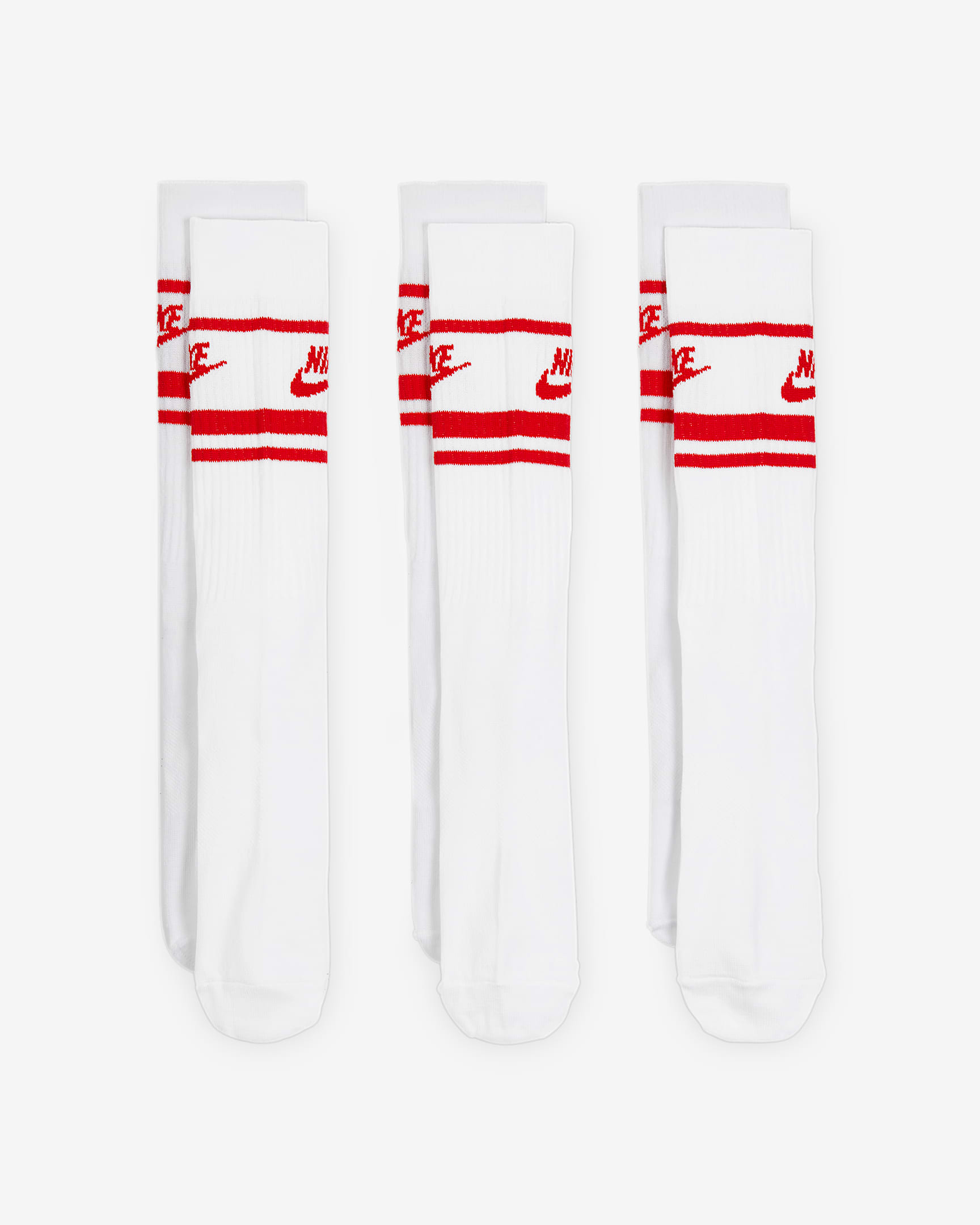 Nike Sportswear DriFIT Everyday Essential Crew Socks (3 Pairs).