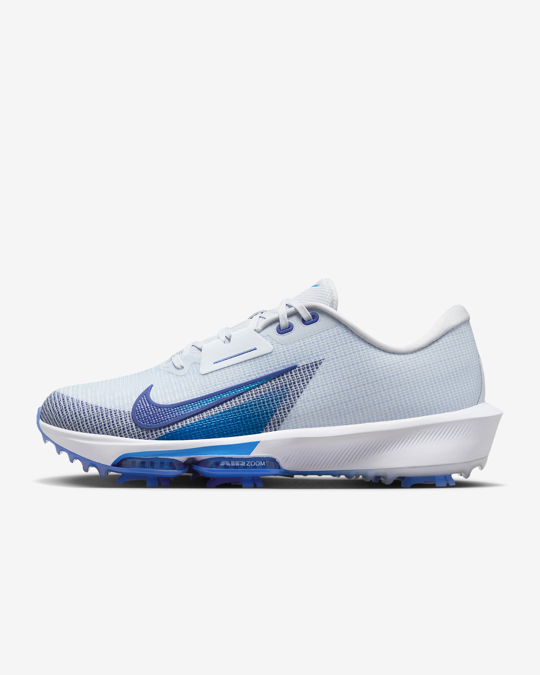 Sapatilhas de golfe Nike Infinity Tour 2 - Cinzento Football/Game Royal/Azul Photo/Azul Royal intenso