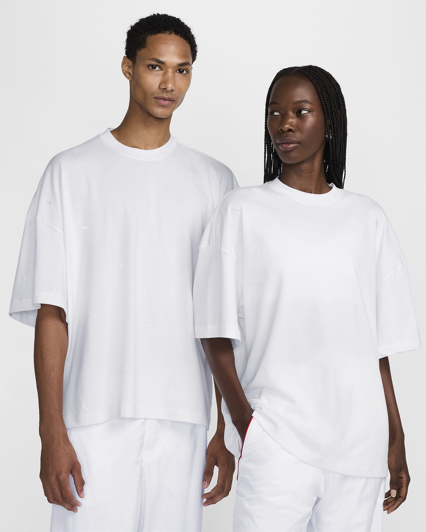 Nike x Jacquemus Kurzarm-T-Shirt - Weiß