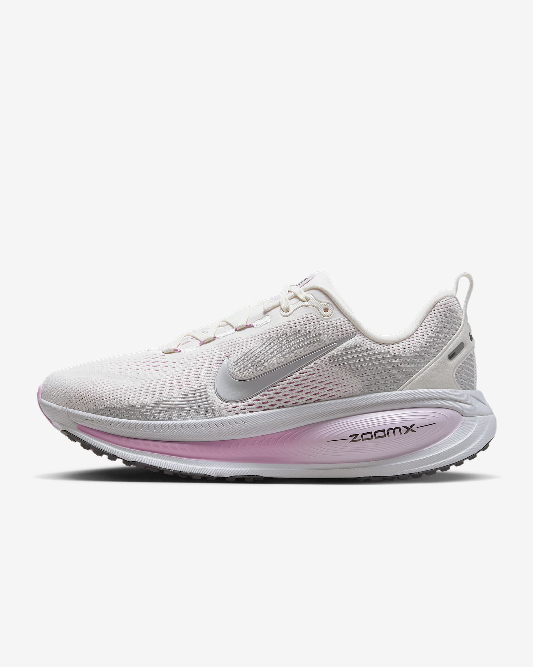 Nike Vomero 18 Women's Road Running Shoes - Sail/Doll/Beyond Pink/Metallic Silver