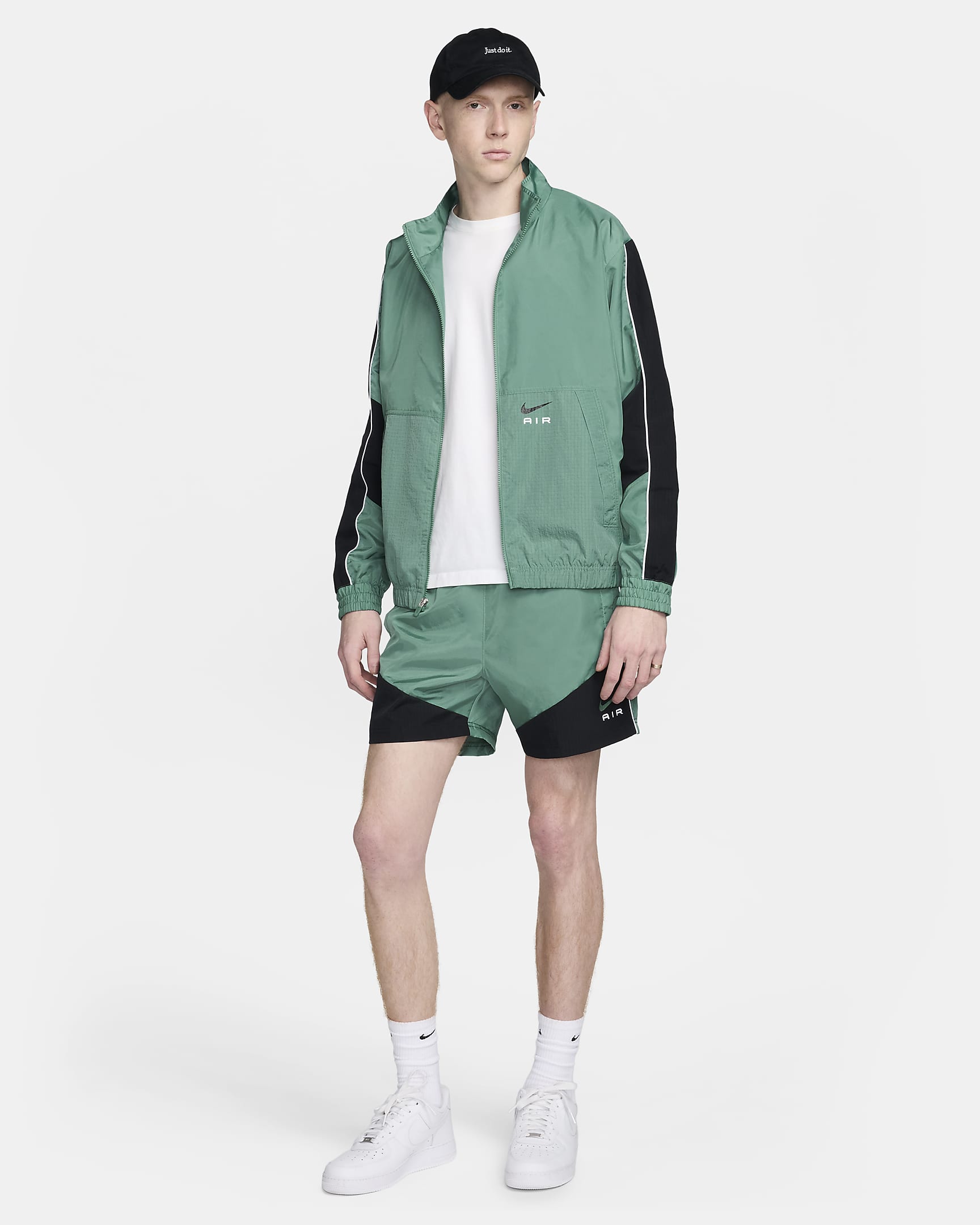 Track jacket in tessuto Nike Air – Uomo - Bicoastal/Nero