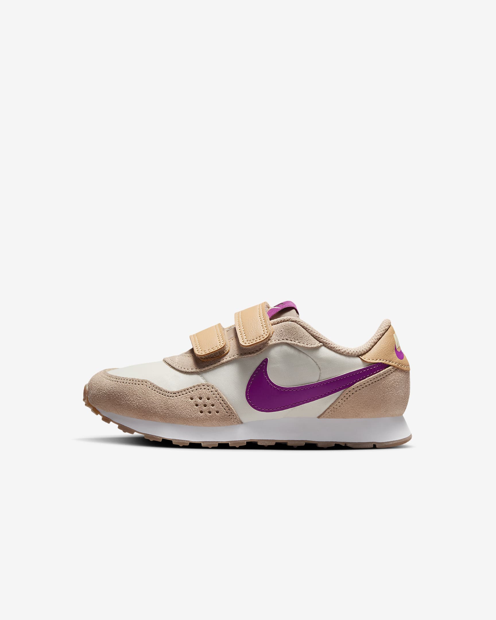 Nike MD Valiant Zapatillas - Niño/a pequeño/a - Hemp/Pale Ivory/Gum Medium Brown/Hot Fuchsia