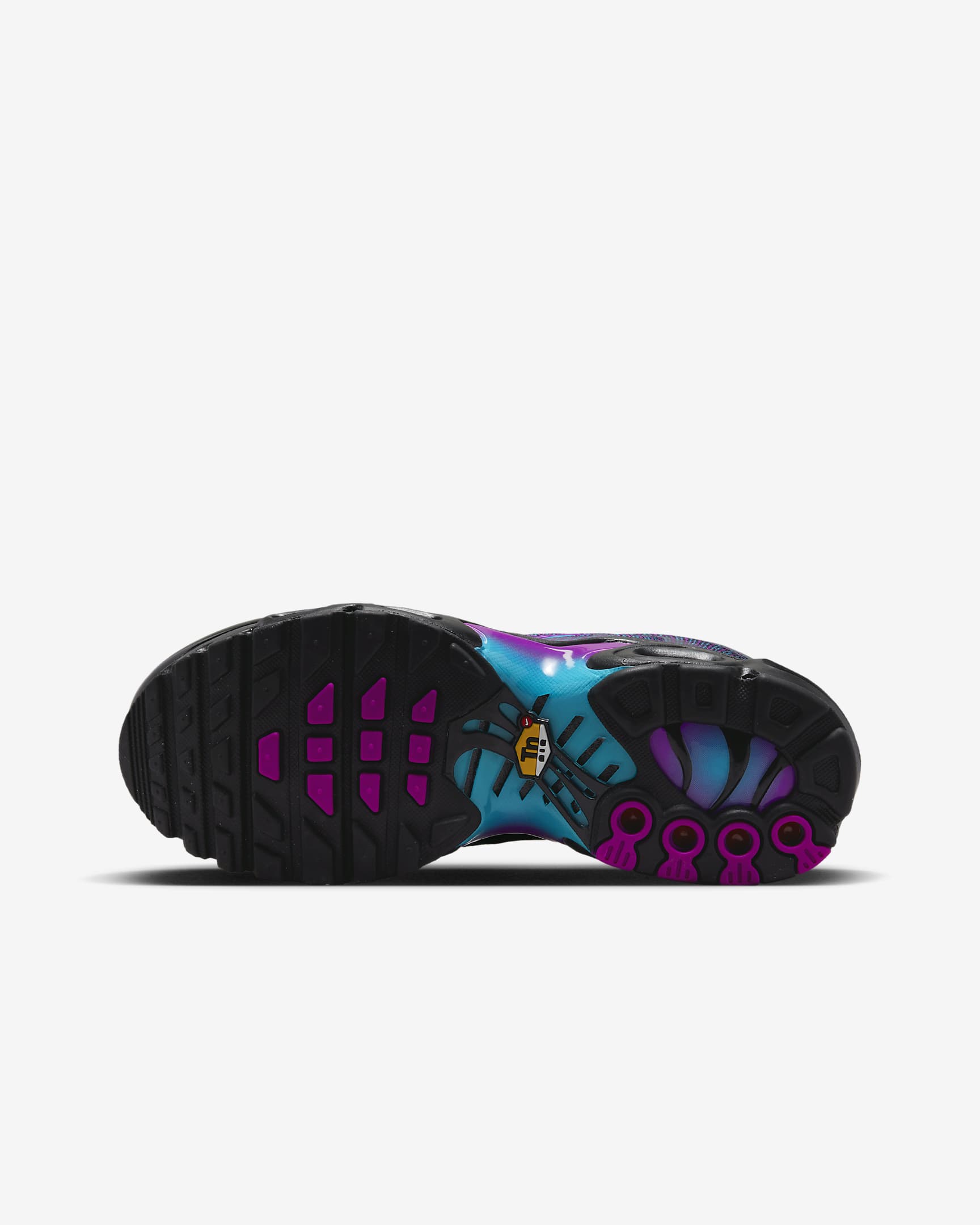 Nike Air Max Plus Schuh für ältere Kinder - Schwarz/Baltic Blue/Vivid Purple