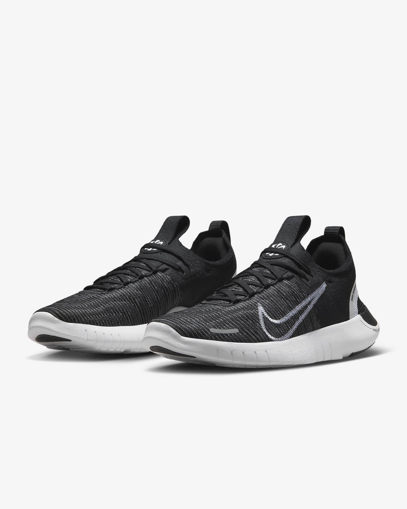 Nike Free RN NN Women's Road Running Shoes - Black/Anthracite/White
