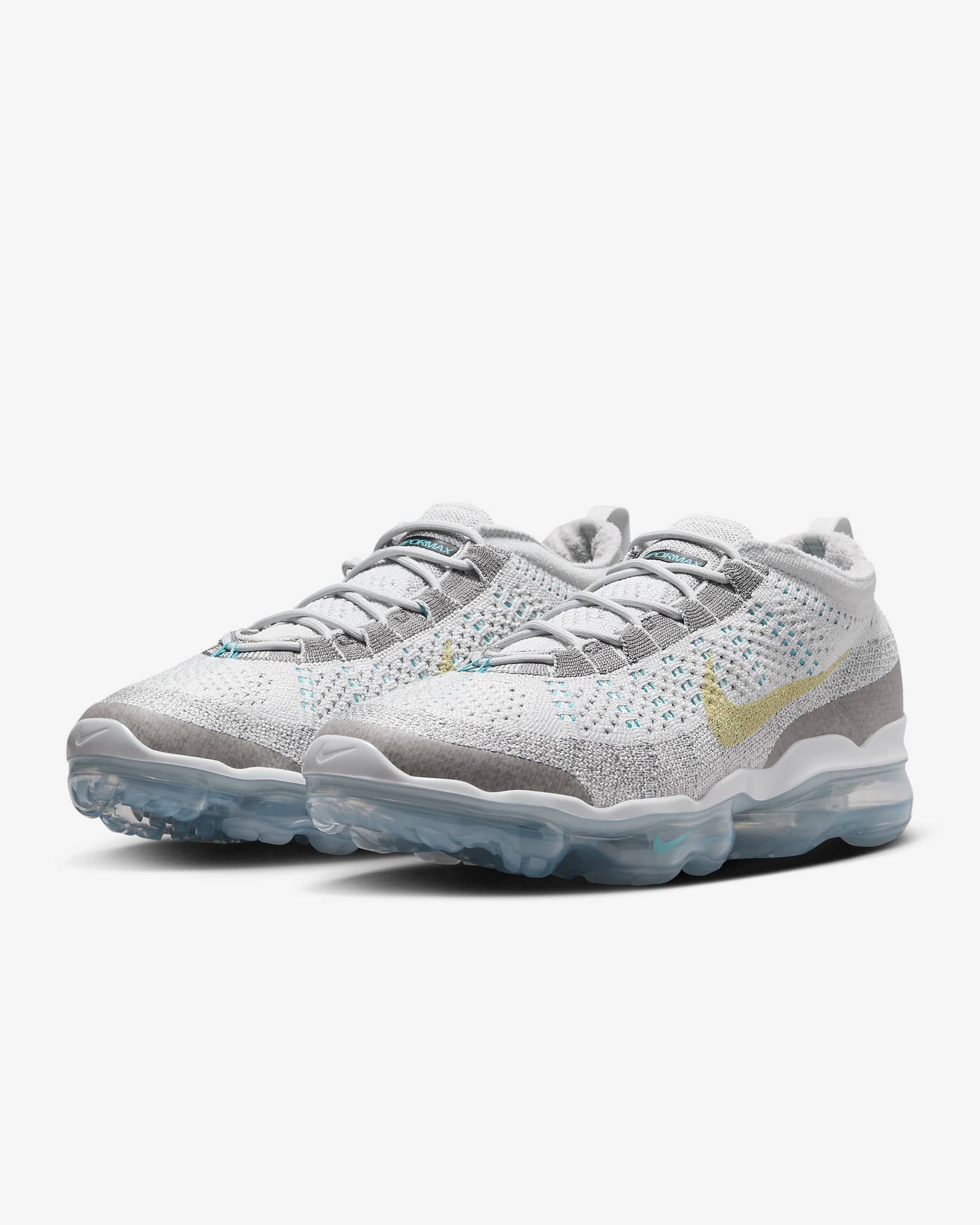 Nike Air VaporMax 2023 Flyknit Men's Shoes - Photon Dust/Flat Pewter/Dusty Cactus/Life Lime