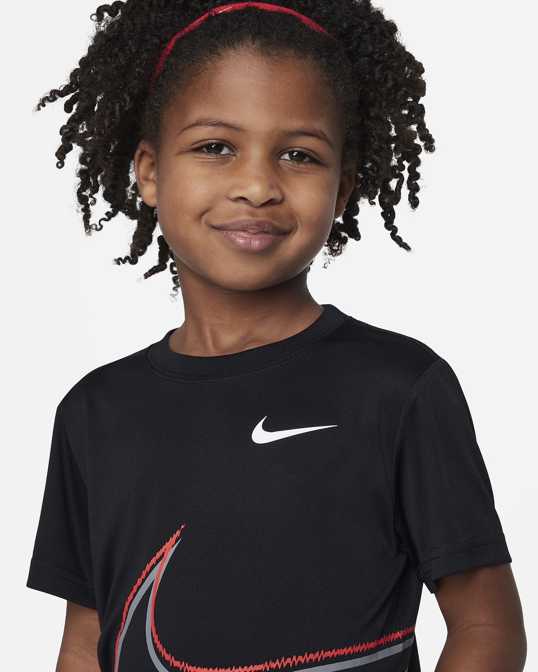 Nike Swoosh Distortion Tee Little Kids' T-Shirt. Nike.com