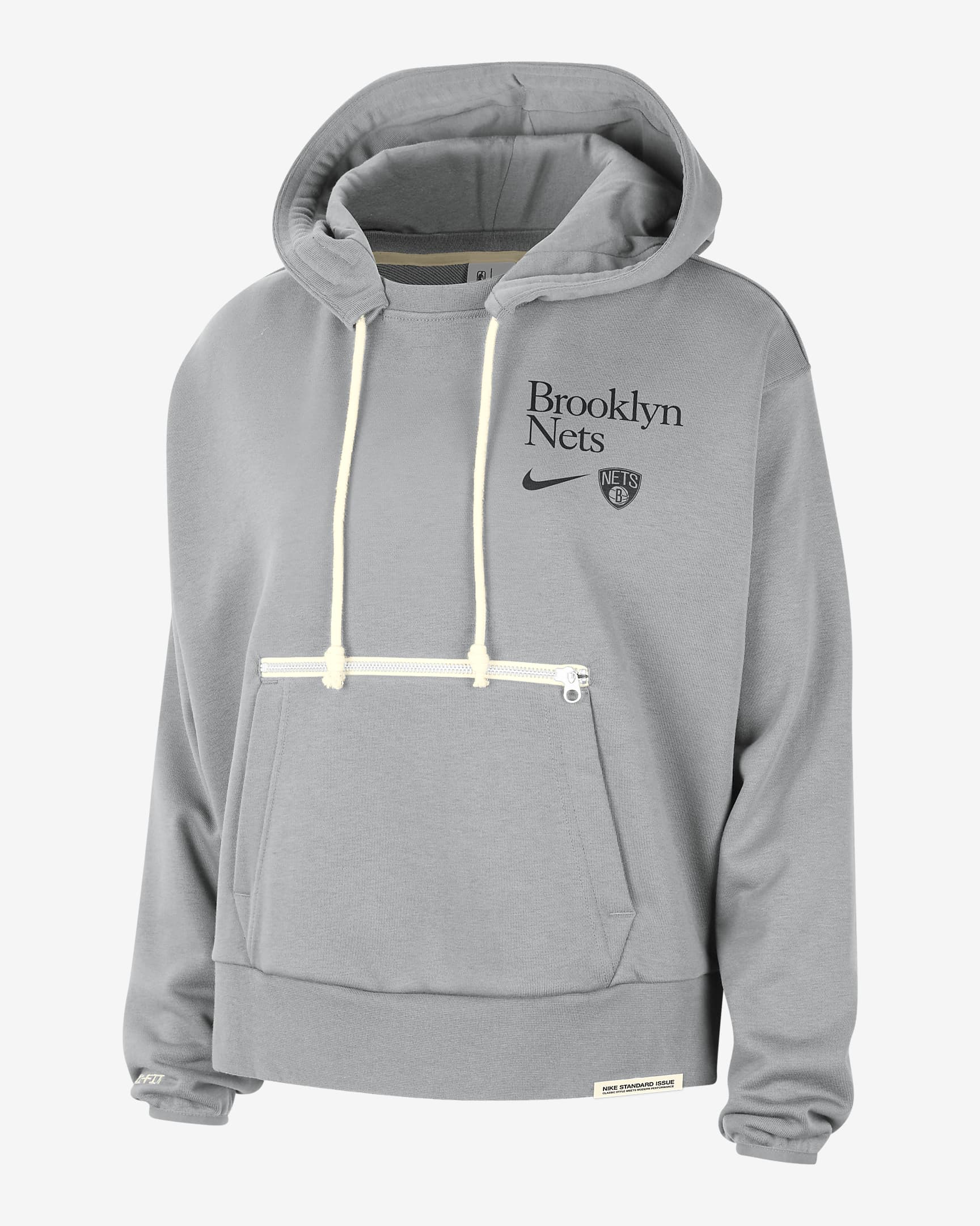 Brooklyn Nets Standard Issue Women's Nike DriFIT NBA Pullover Hoodie