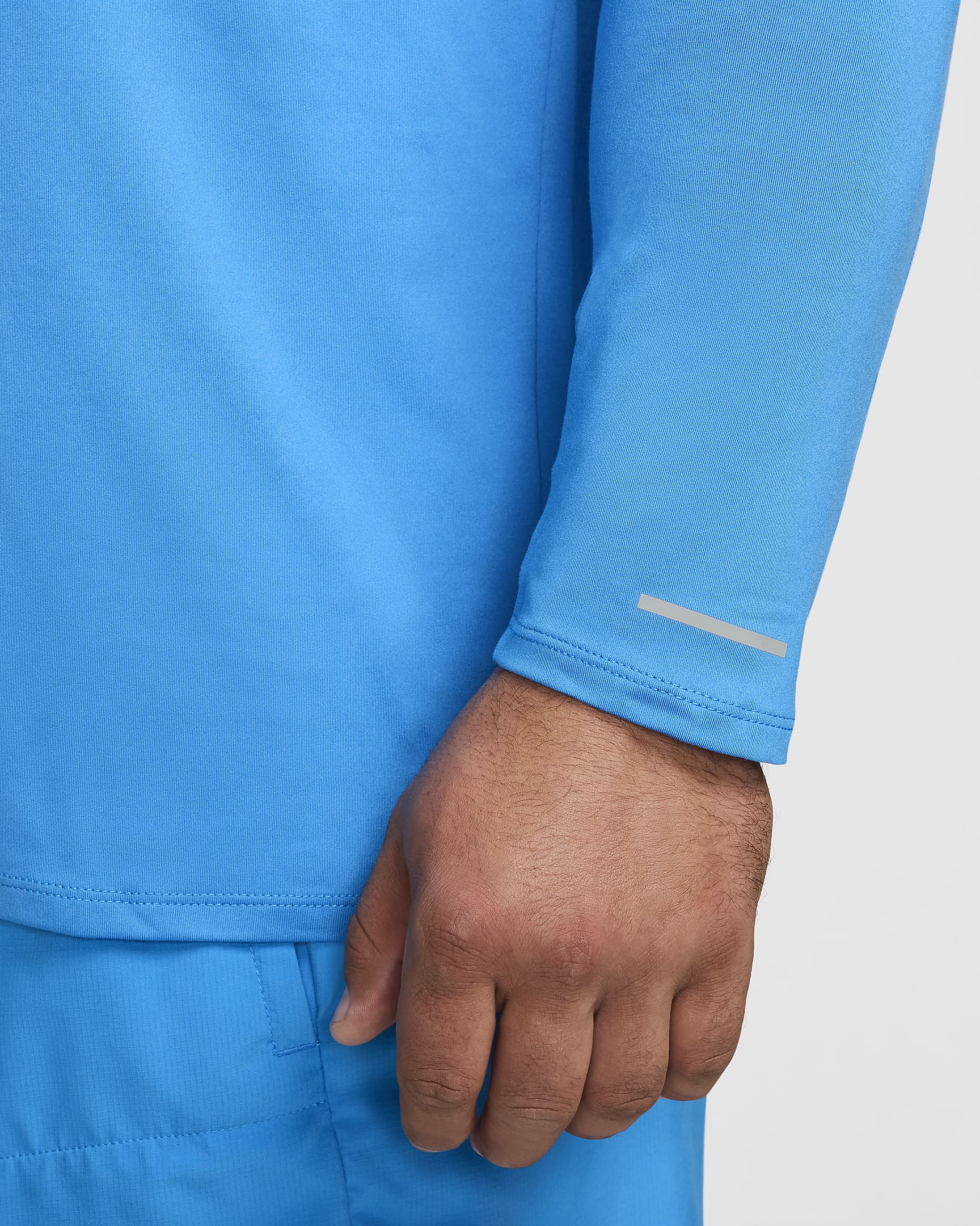 Nike Run Energy Men's Dri-FIT 1/4-Zip Running Top - Light Photo Blue/Summit White