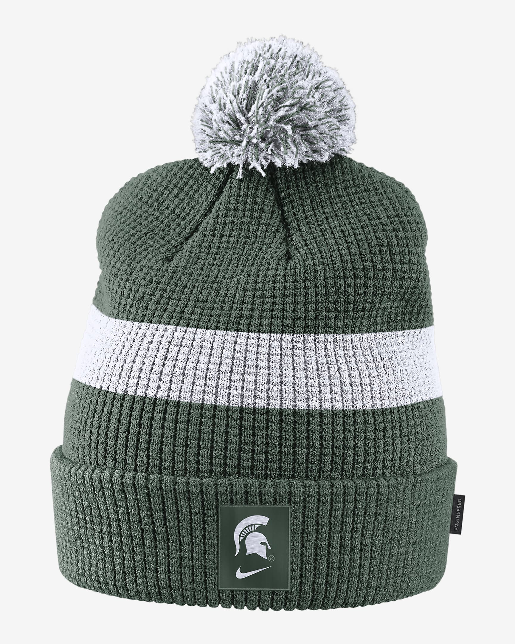 Nike College (Michigan State) Pom Beanie - Noble Green