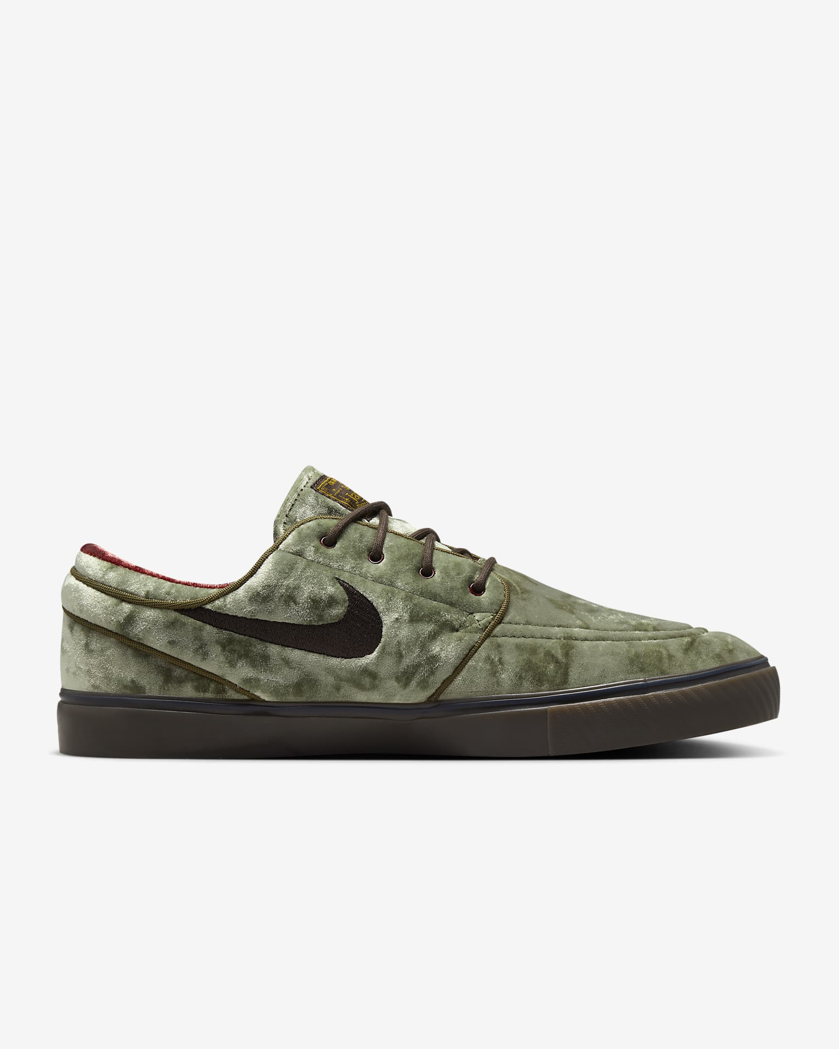 Nike SB Zoom Janoski OG+ SE Skate Shoes - Medium Olive/Baroque Brown/Dark Team Red/Velvet Brown