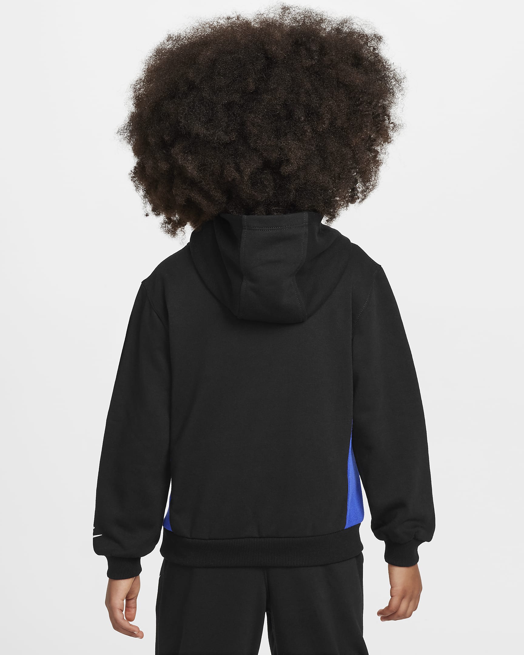 Nike Sportswear "Express Yourself" Little Kids' French Terry Hoodie - Black