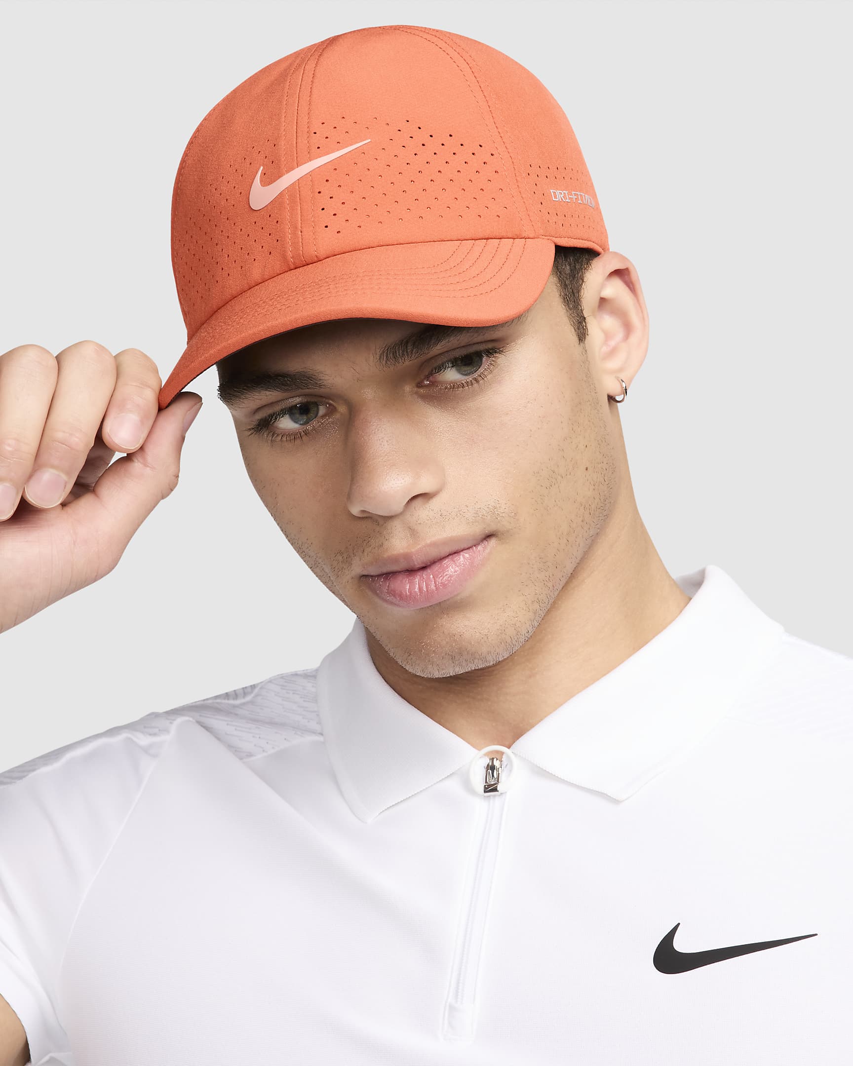 Εύκαμπτο καπέλο jockey τένις Nike Dri-FIT ADV Club - Cosmic Clay/Pink Quartz