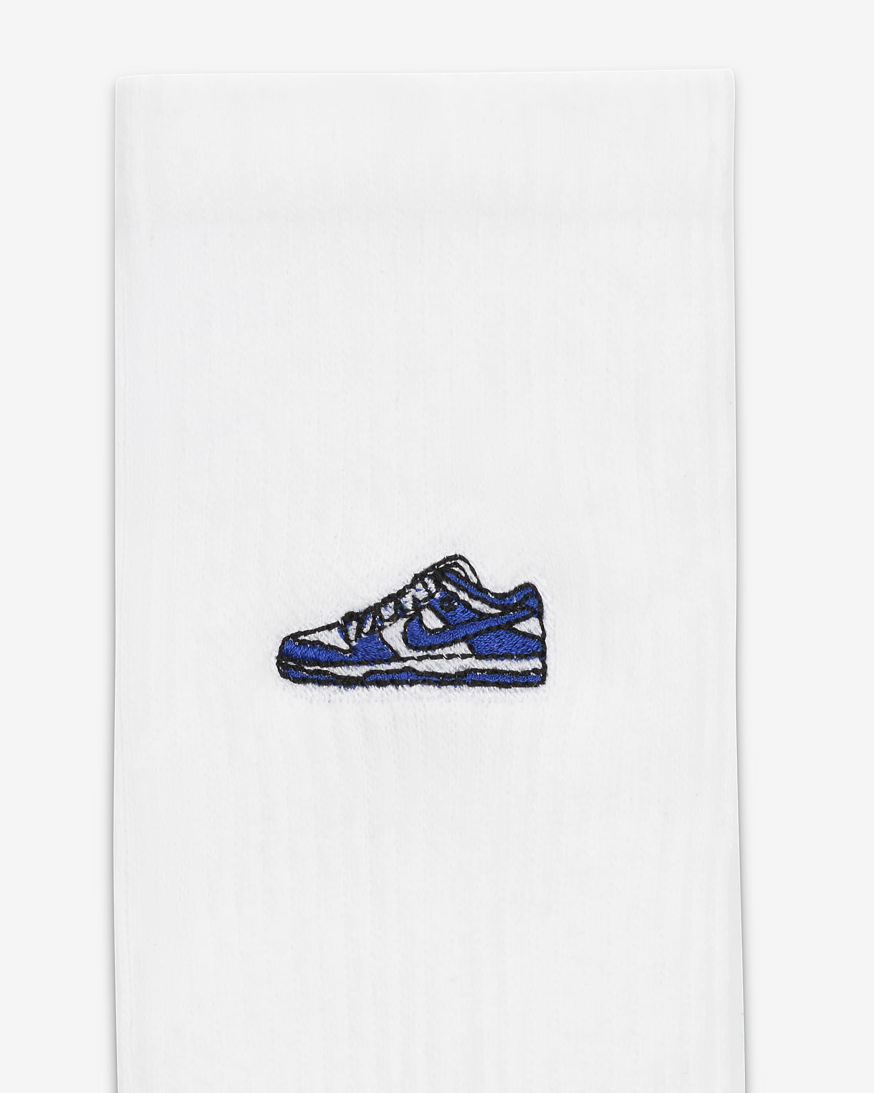 Chaussettes mi-mollet épaisses Nike Everyday Plus (1 paire) - Blanc/Varsity Royal/Noir