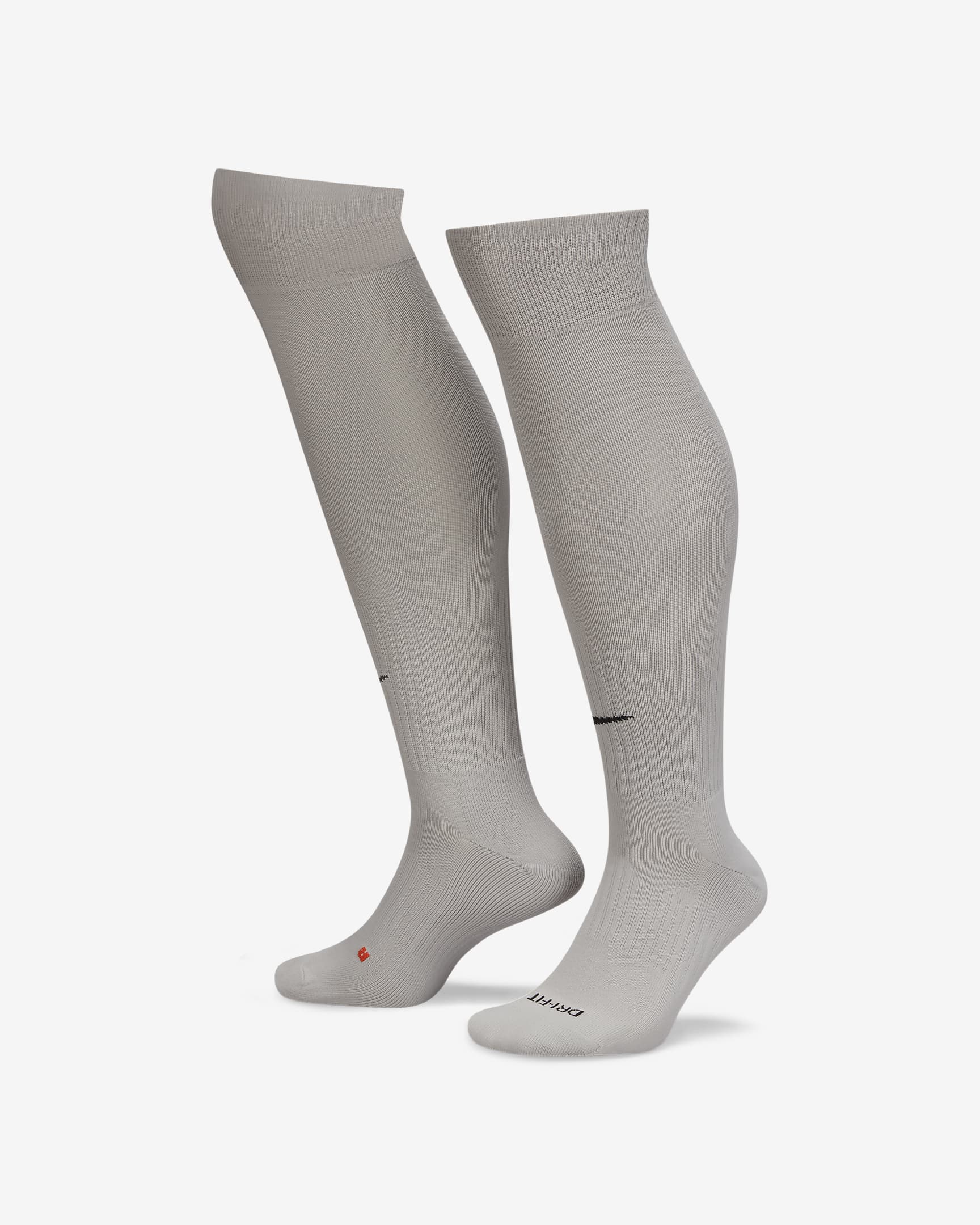 Nike Classic 2 Cushioned Over-the-Calf Socks - Pewter Grey/Black