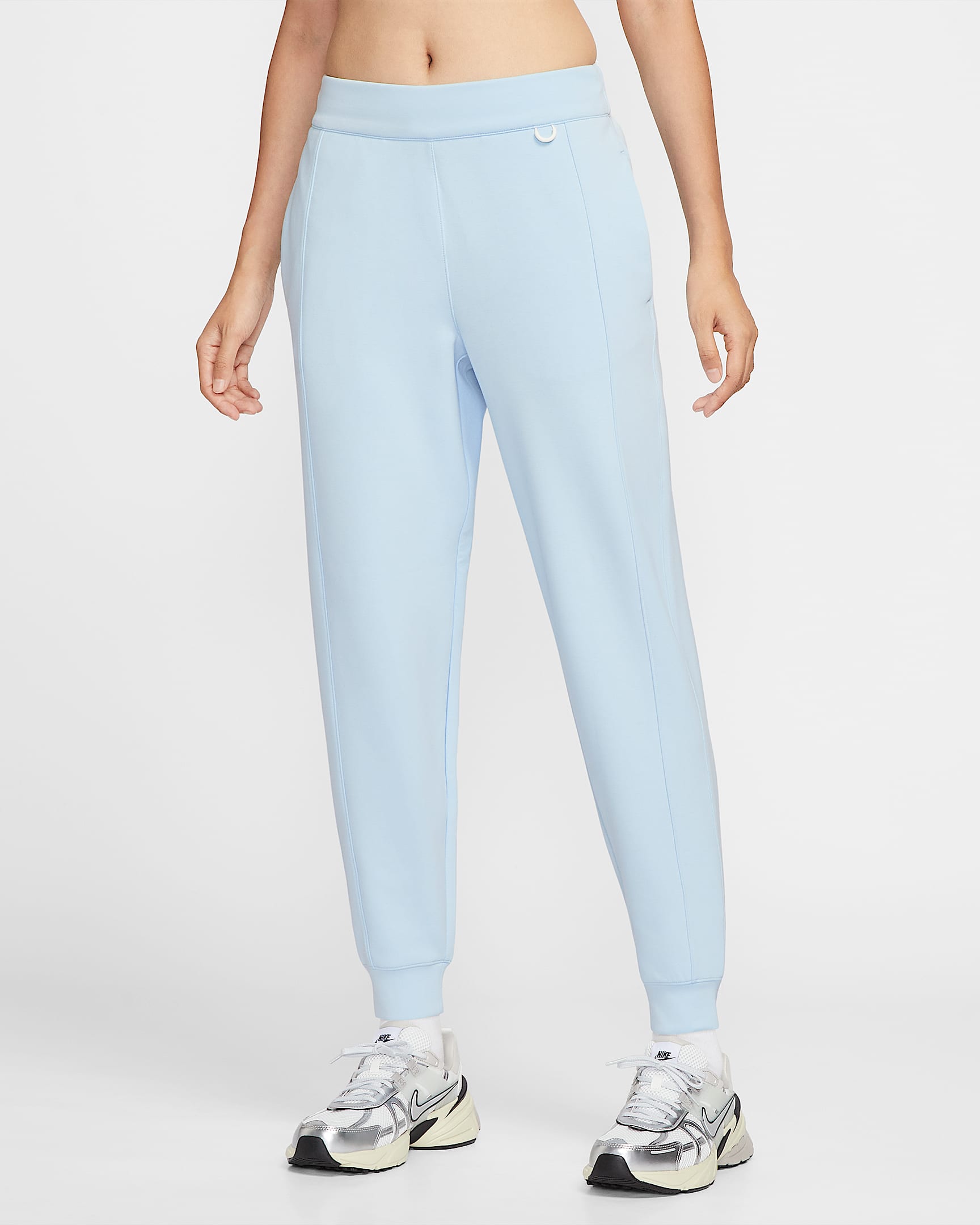Nike 24.7 ImpossiblySoft Women's Dri-FIT Mid-Rise Joggers - Celestine Blue/Psychic Blue