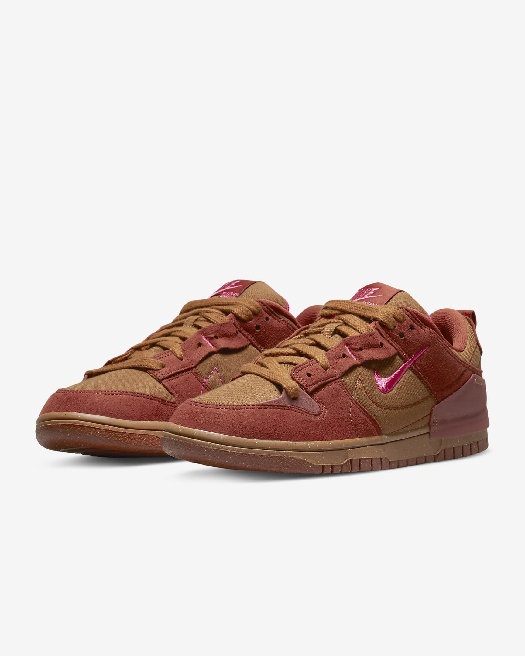 Nike Dunk Low Disrupt 2 Women's Shoes - Desert Bronze/Rugged Orange/Canyon Rust/Pink Prime