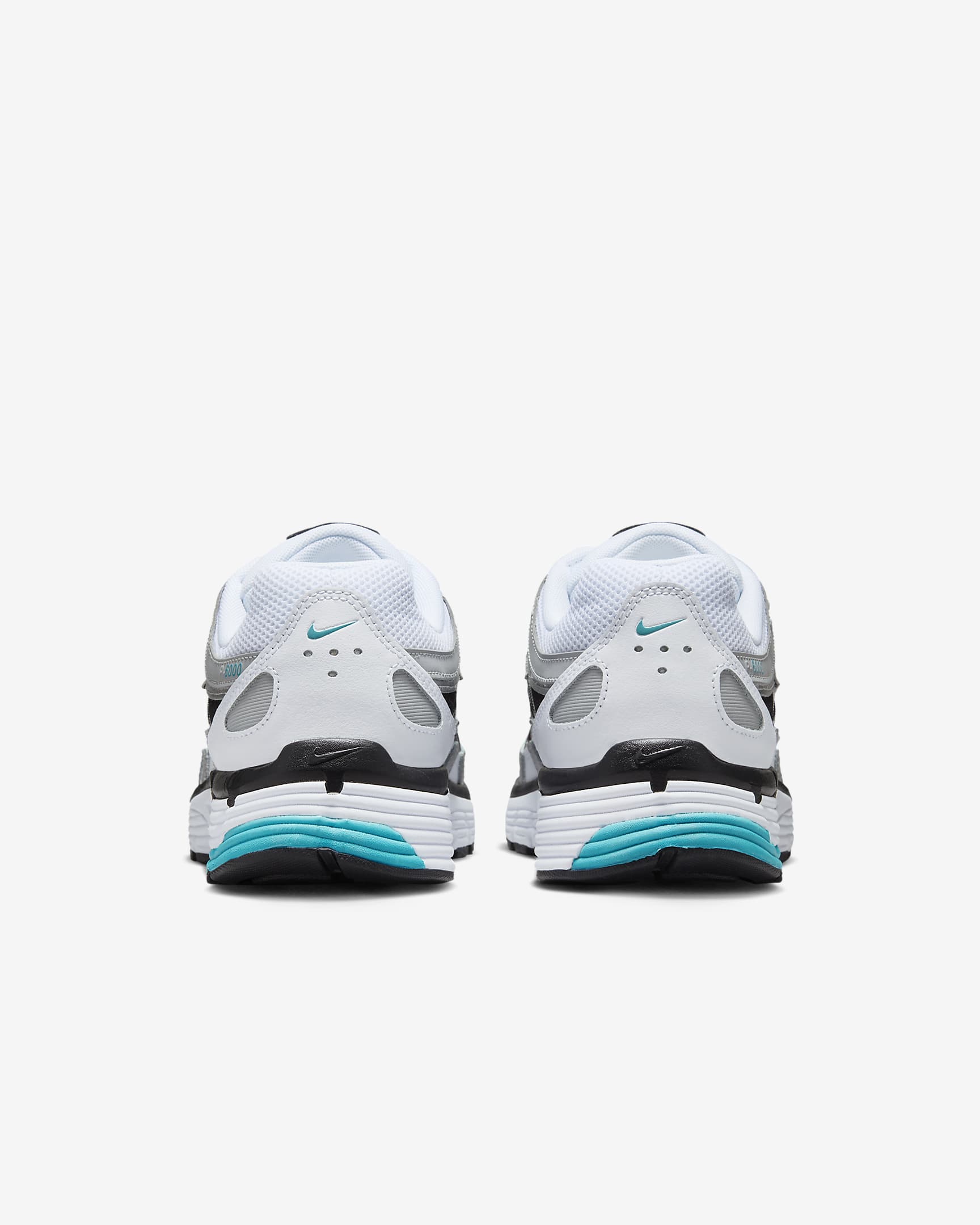 Nike P-6000 Shoes - White/Metallic Silver/Black/Dusty Cactus