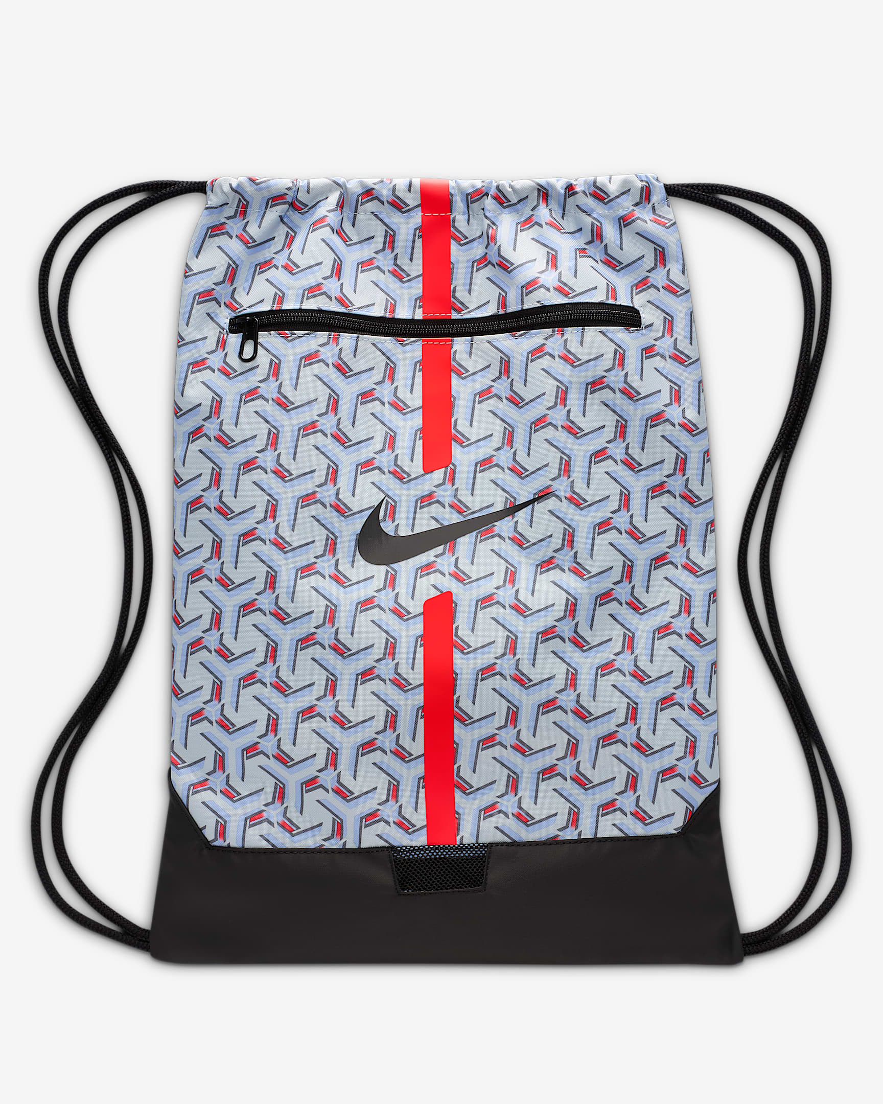 Nike Academy Football Gymsack (18L) - Royal Tint/Bright Crimson/Black