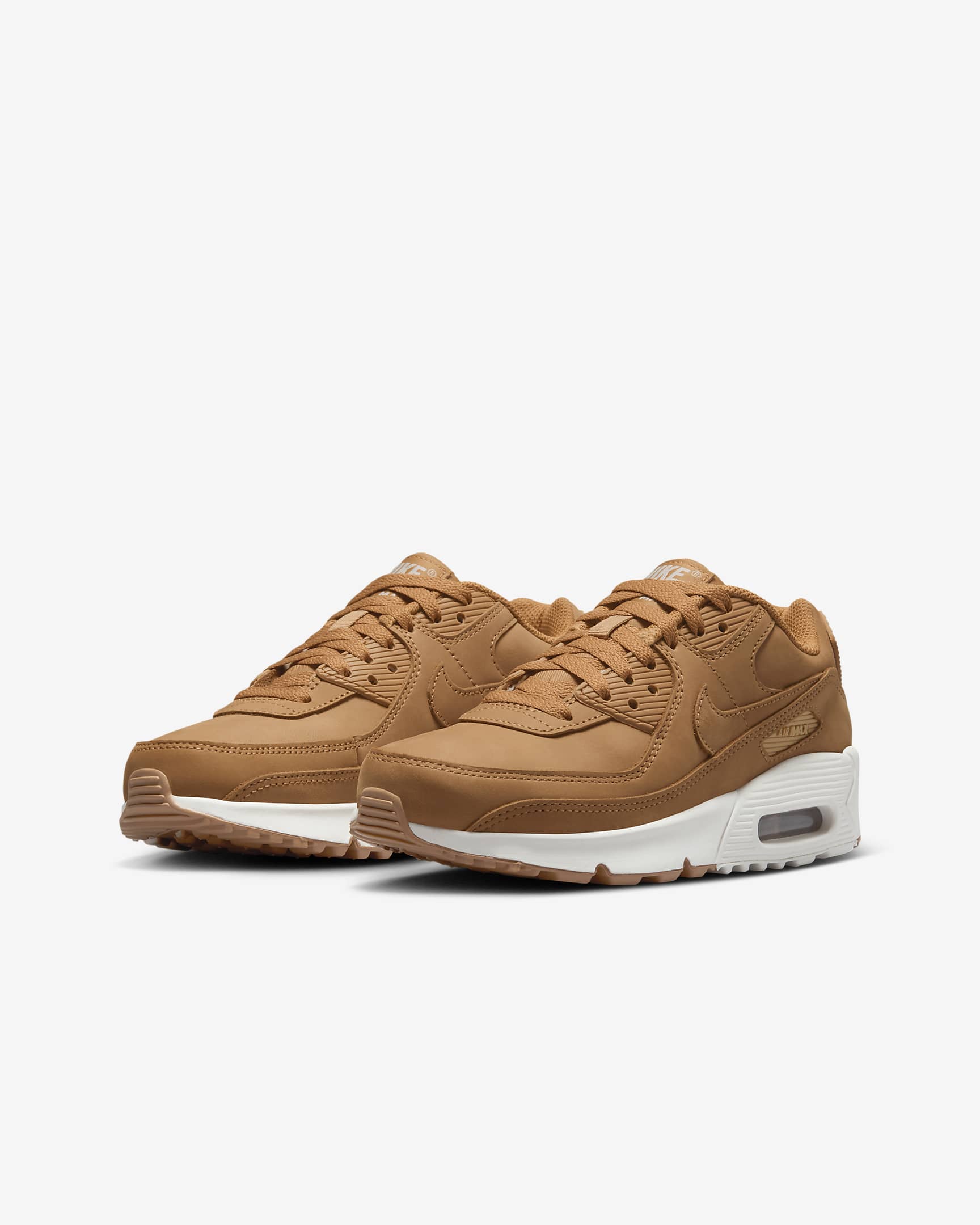 Nike Air Max 90 Older Kids' Shoe - Flax/Sail/Flax