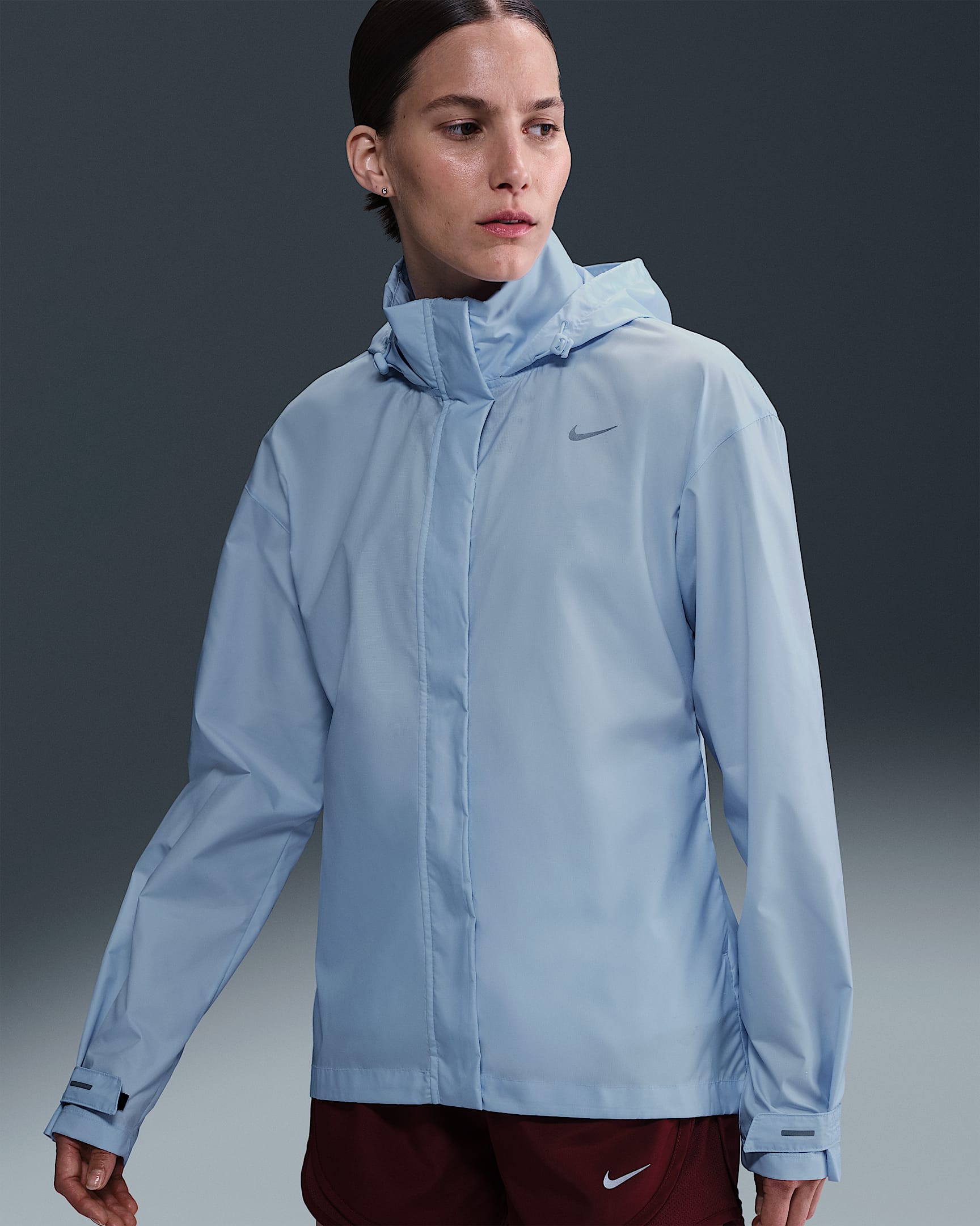 Γυναικείο τζάκετ για τρέξιμο Nike Fast Repel - Blue Tint