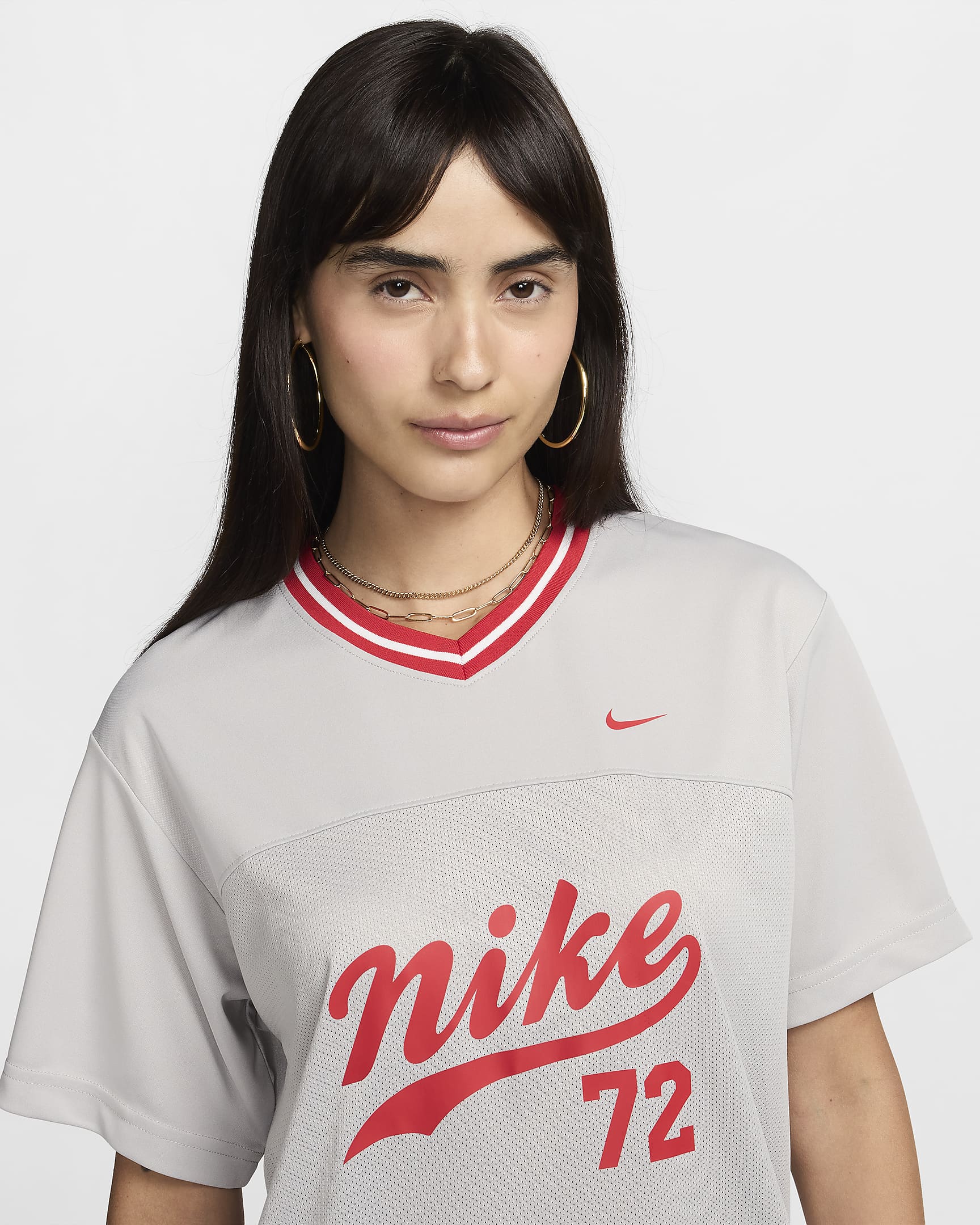 Nike Sportswear Women's American Football Jersey - Light Iron Ore/Light Iron Ore