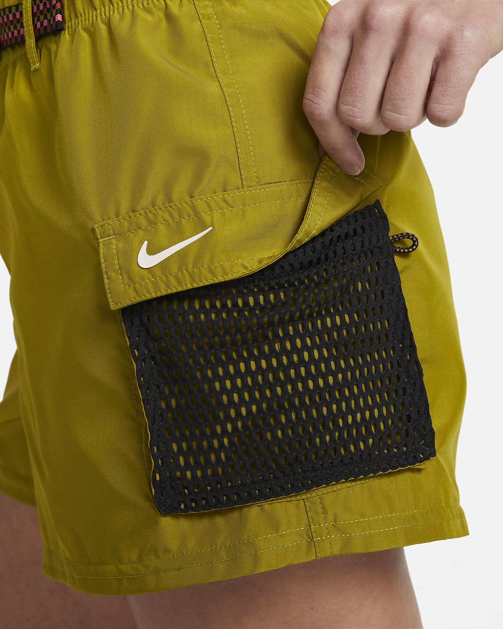 Nike Women's Cargo Cover-Up Swim Shorts - Moss