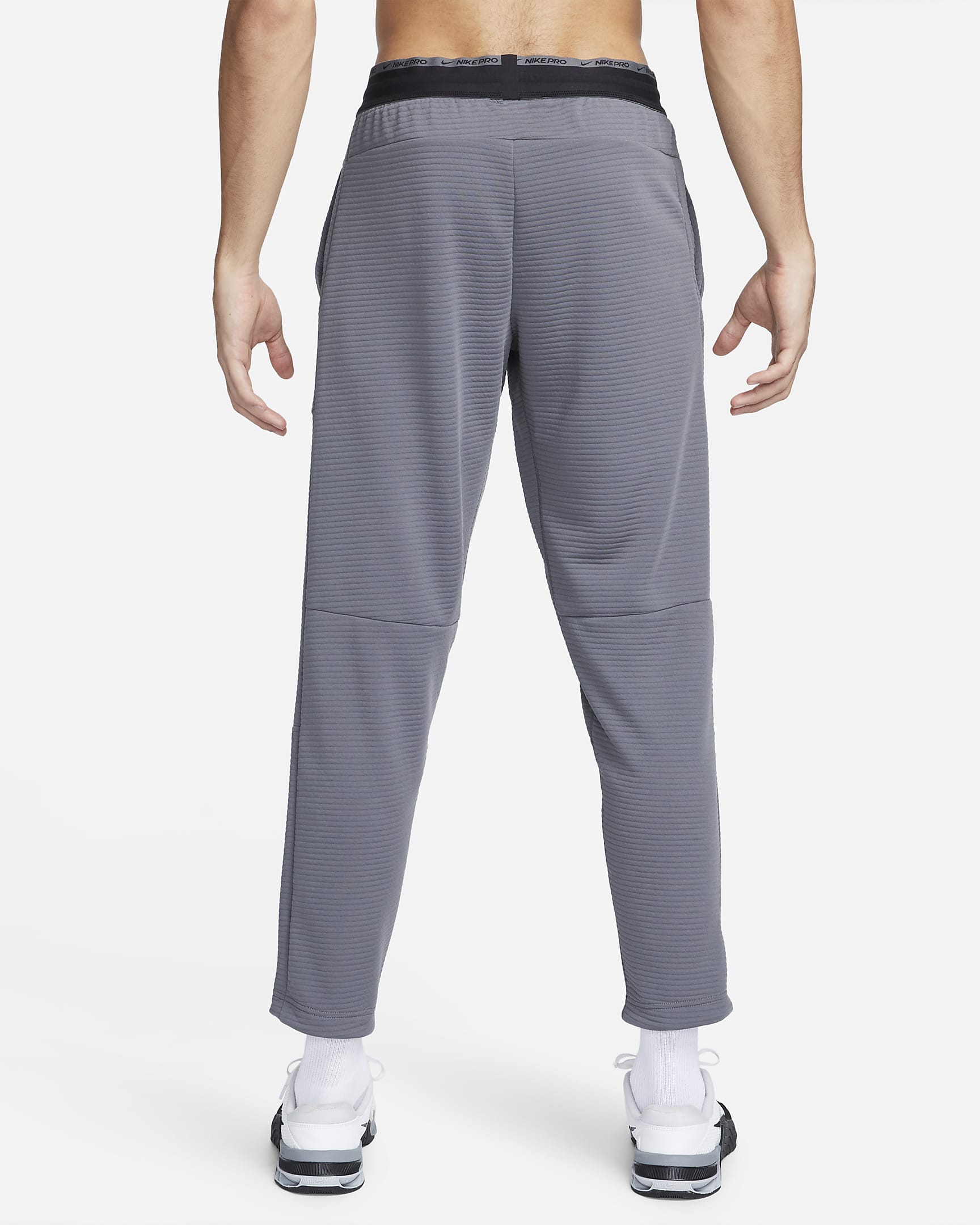 Pantalones de fitness de tejido Fleece Dri-FIT para hombre Nike - Gris hierro/Negro