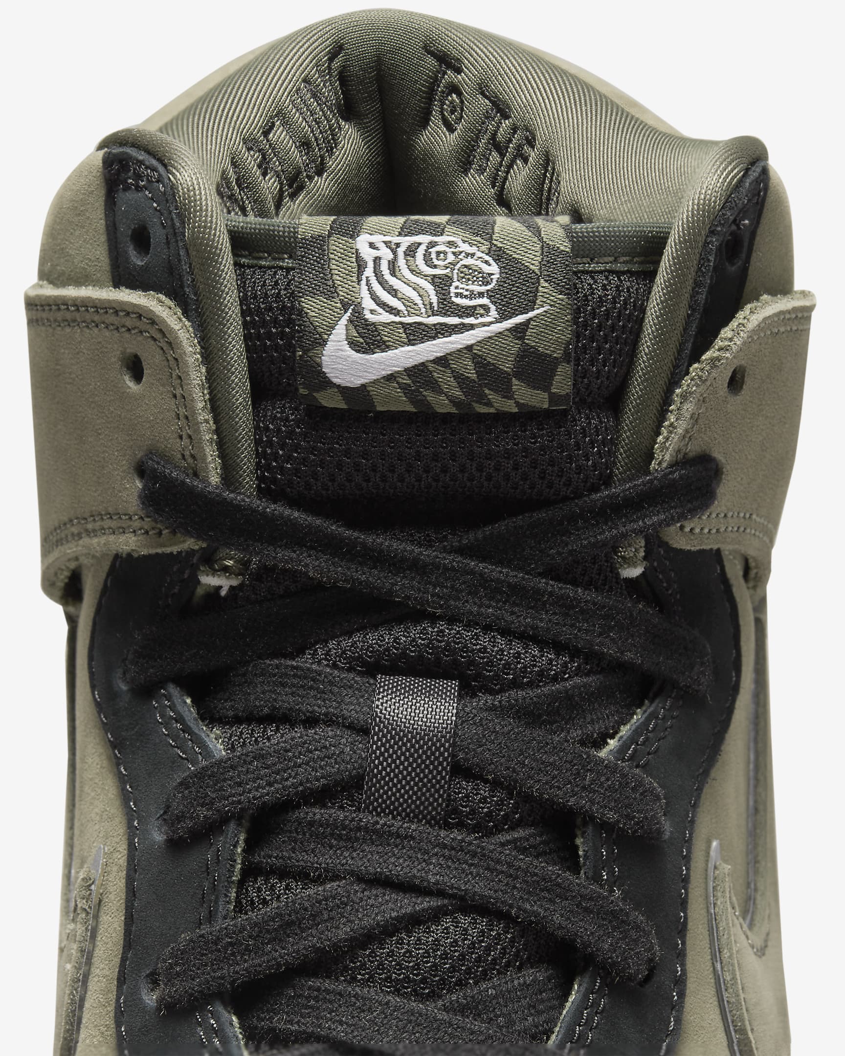 Nike Dunk High x SOULGOODS Herrenschuh - Medium Olive/Schwarz/Multi-Color